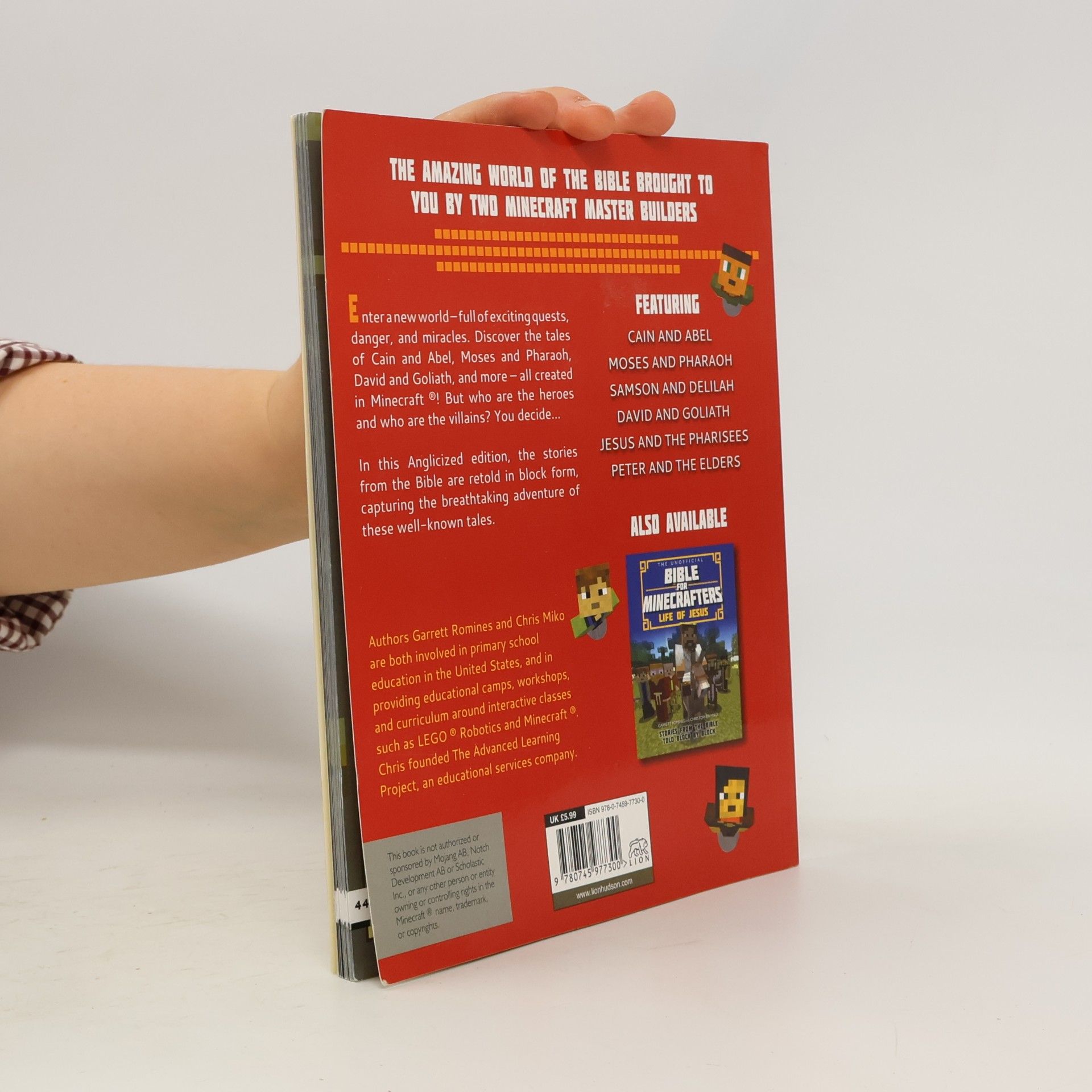 Garrett Romines The Unofficial Bible for Minecrafters: Heroes and Villains