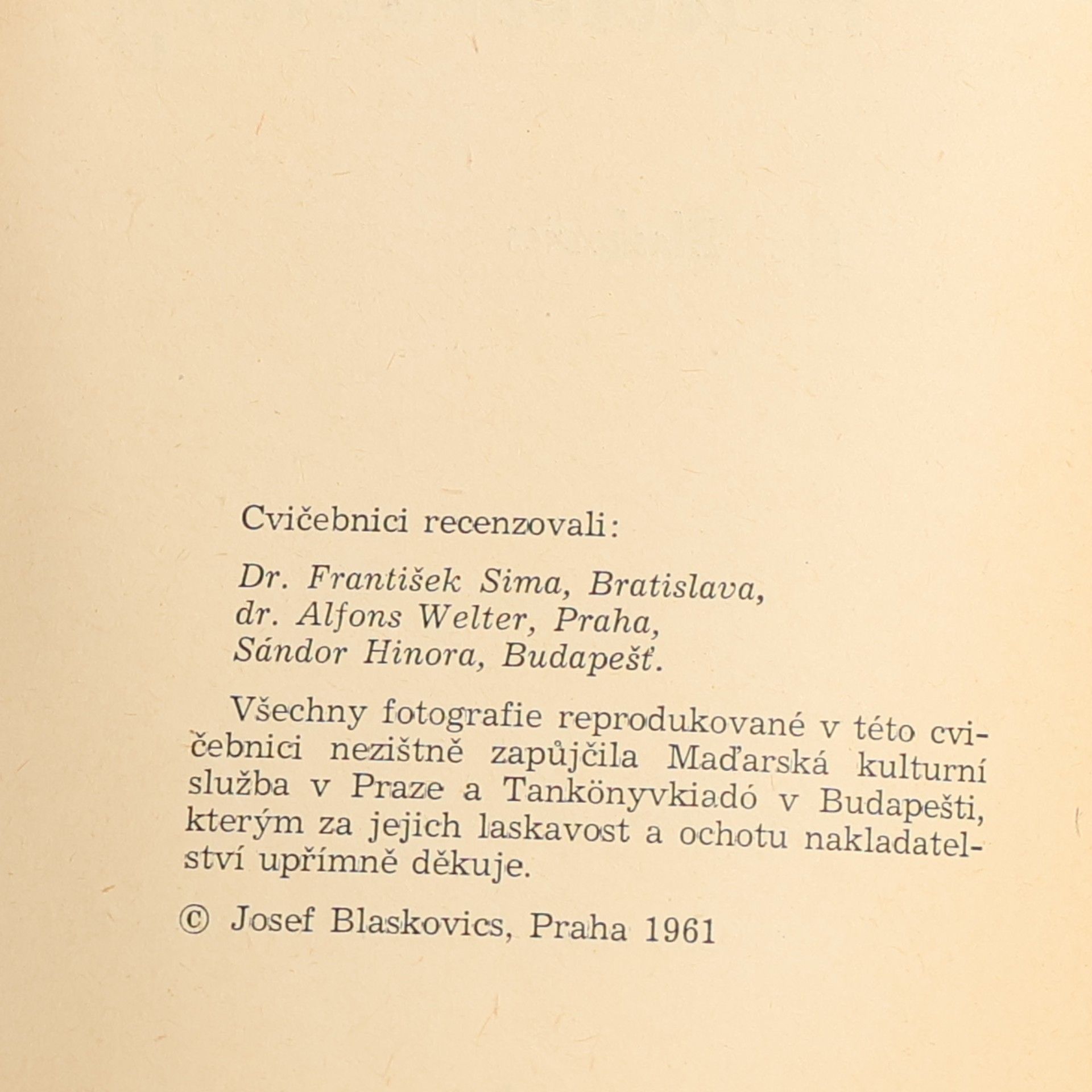 Josef Blaškovič Cvičebnice maďarštiny