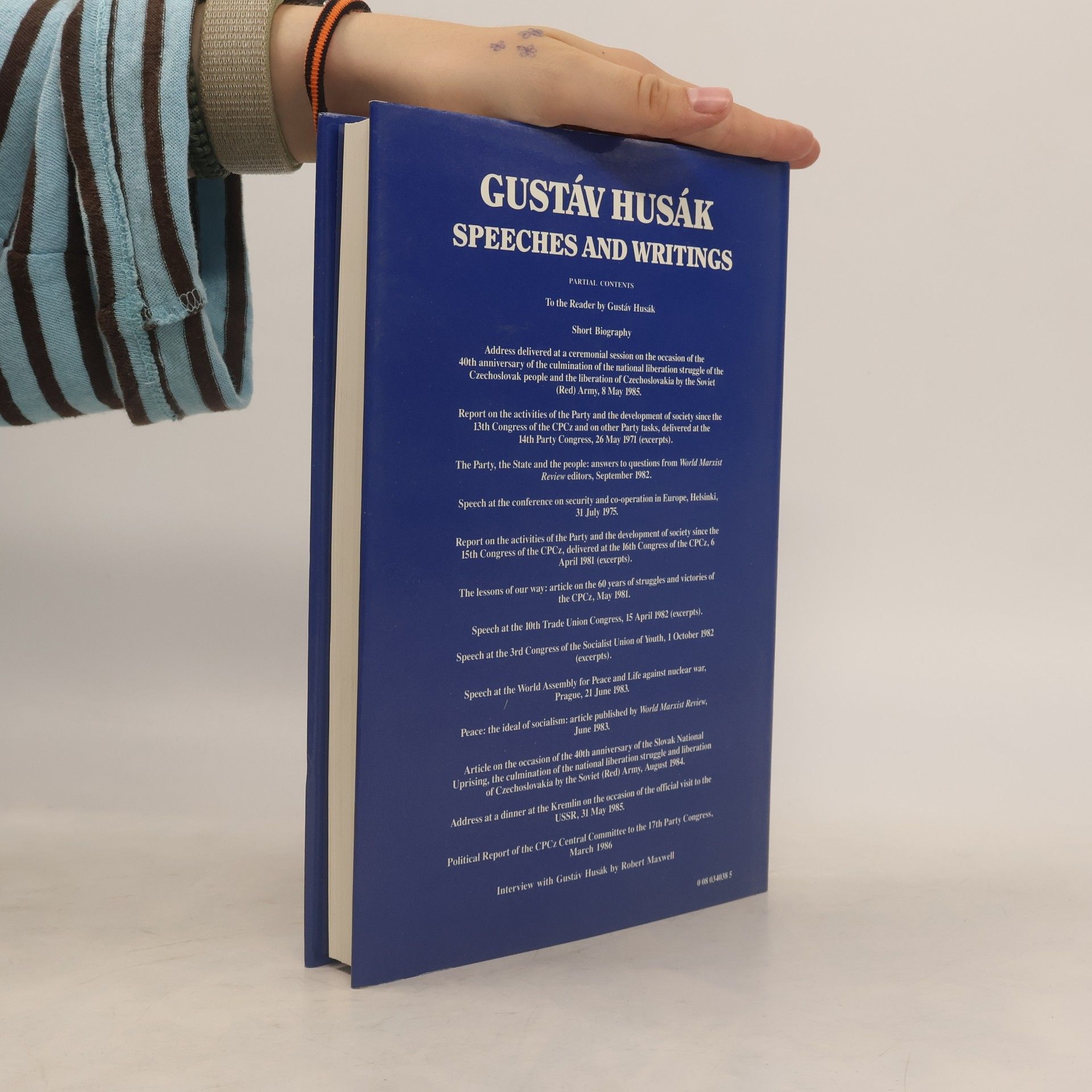 Gustáv Husák Speeches and Writings