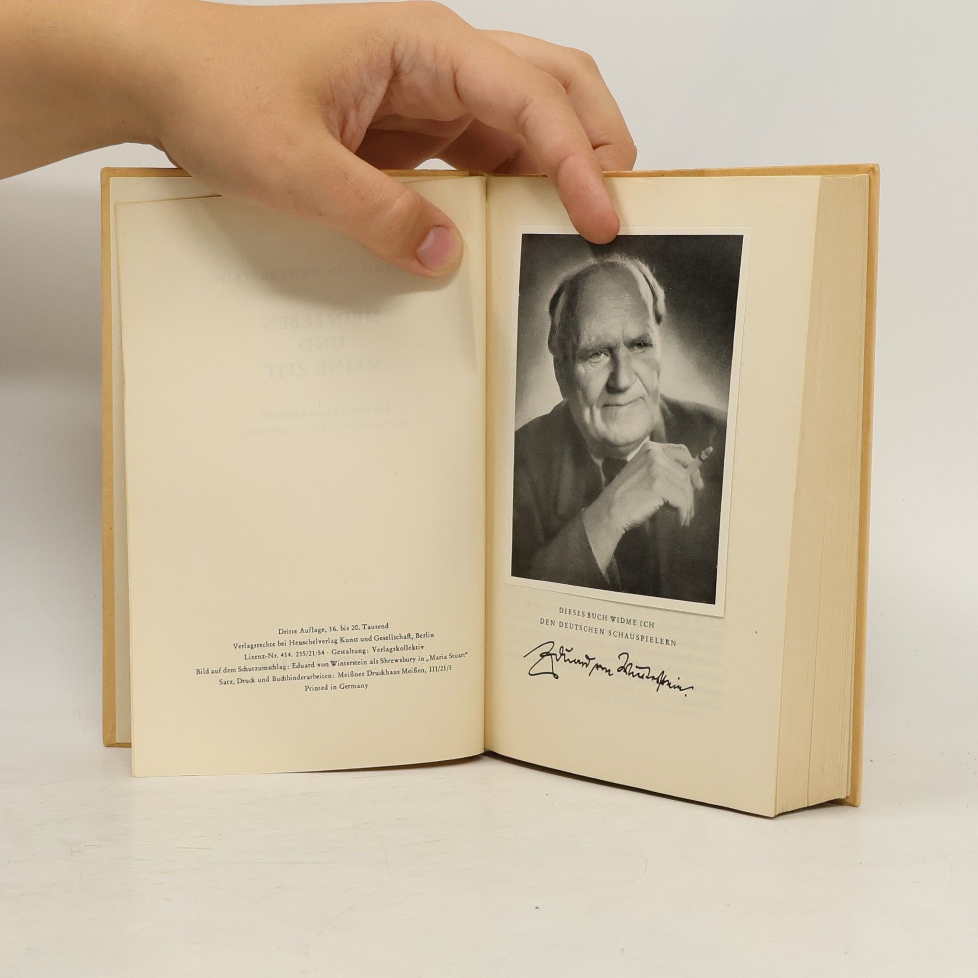 Eduard von Winterstein Mein Leben und meine Zeit