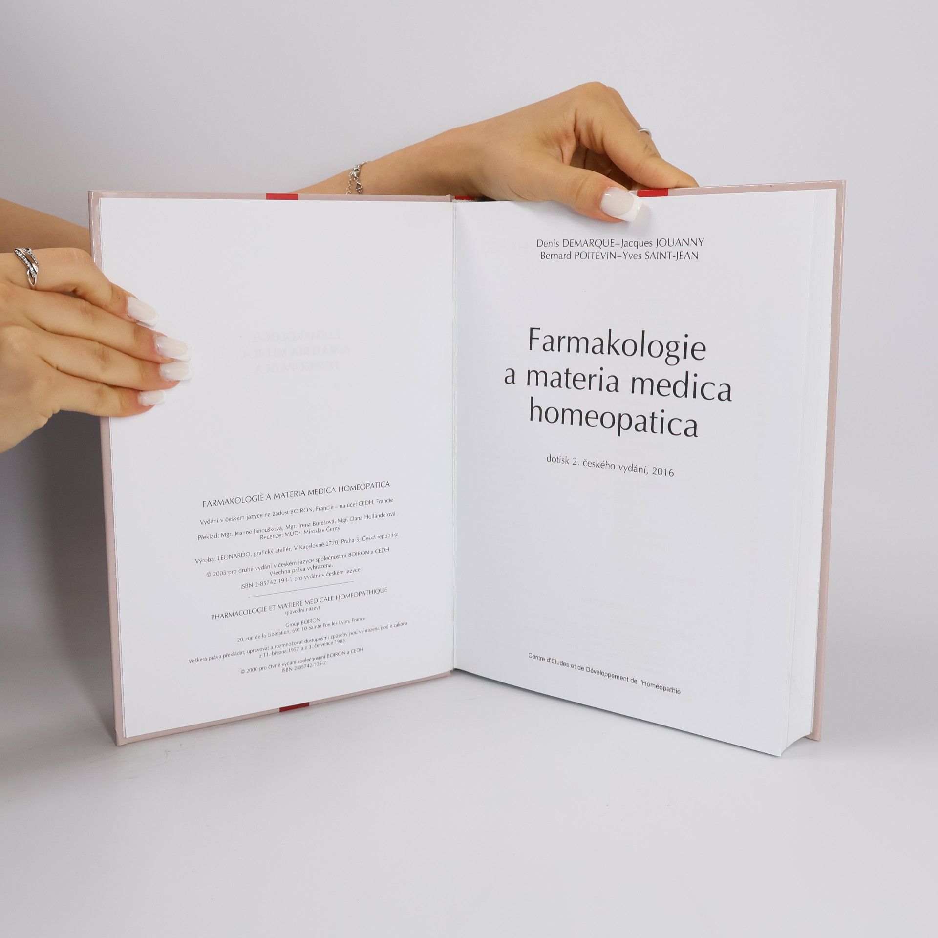 Denis Demarque Farmakologie a materia medica homeopatica
