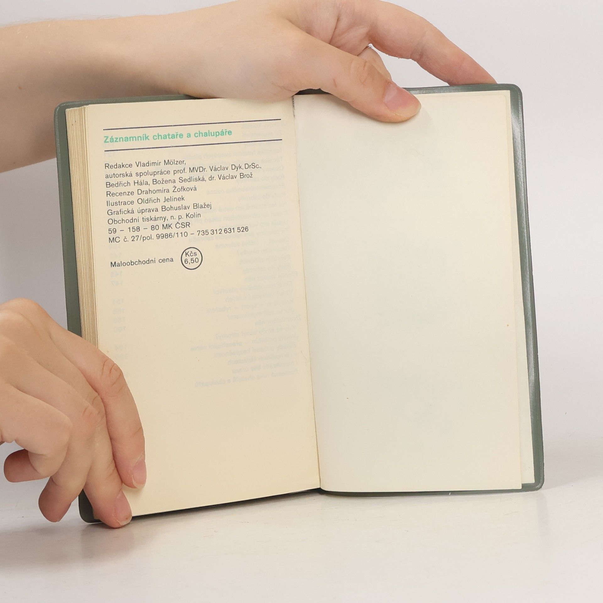 Various authors Záznamník chataře a chalupáře