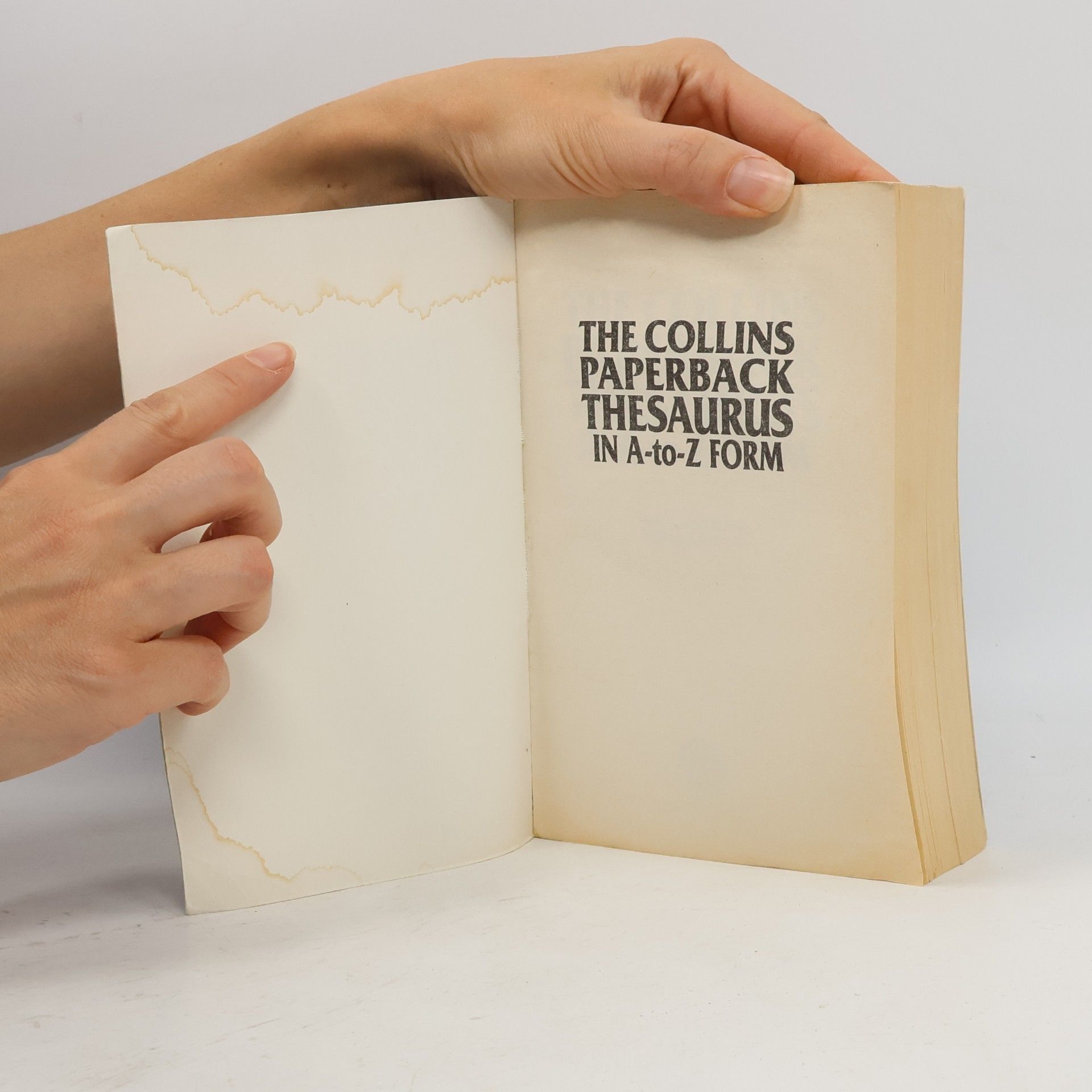 Kolektiv autorů The Collins Paperback Thesaurus in A-to-Z Form