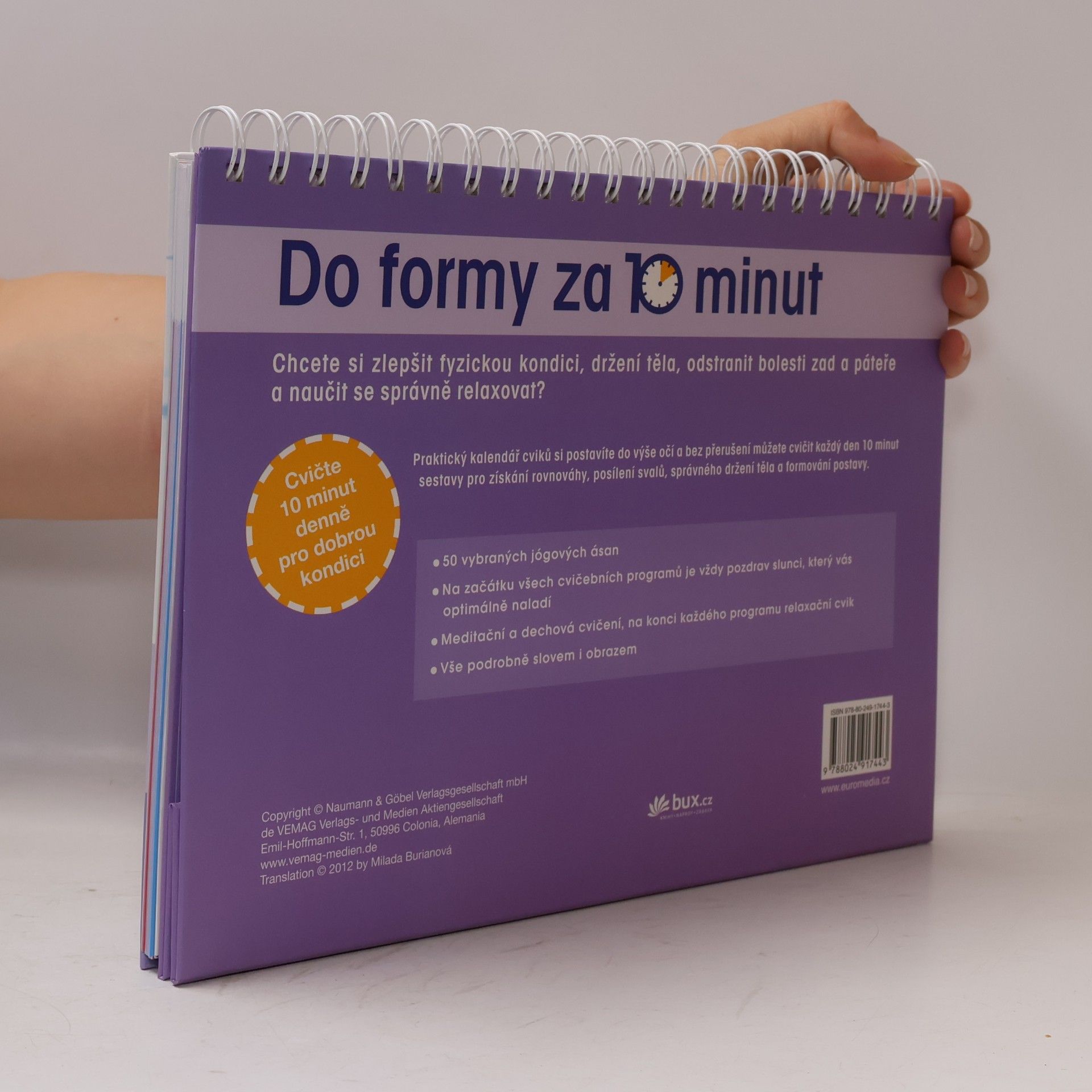 Christa G. Traczinski Do formy za 10 minut. Jóga. Sestavy pro harmonii těla a mysli