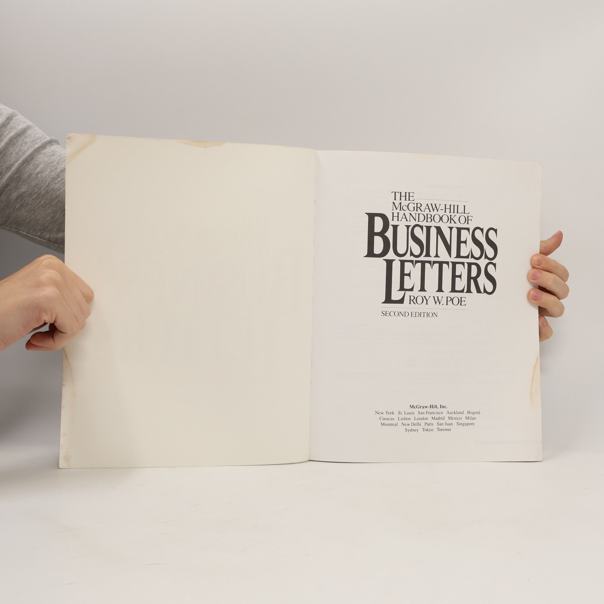 Roy W. Poe The McGraw-Hill Handbook of Business Letters