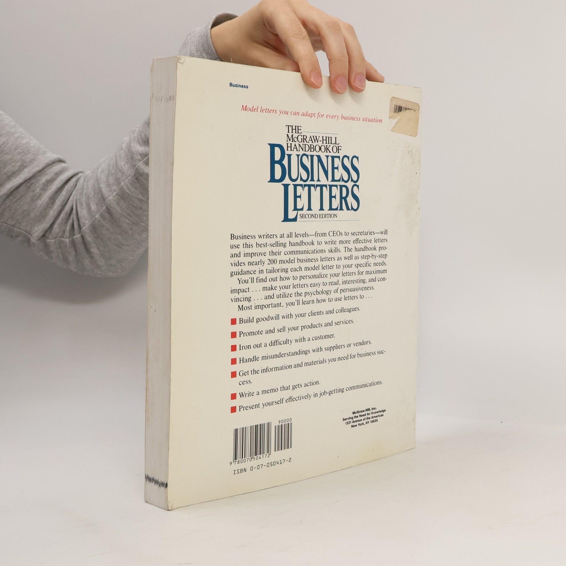 Roy W. Poe The McGraw-Hill Handbook of Business Letters