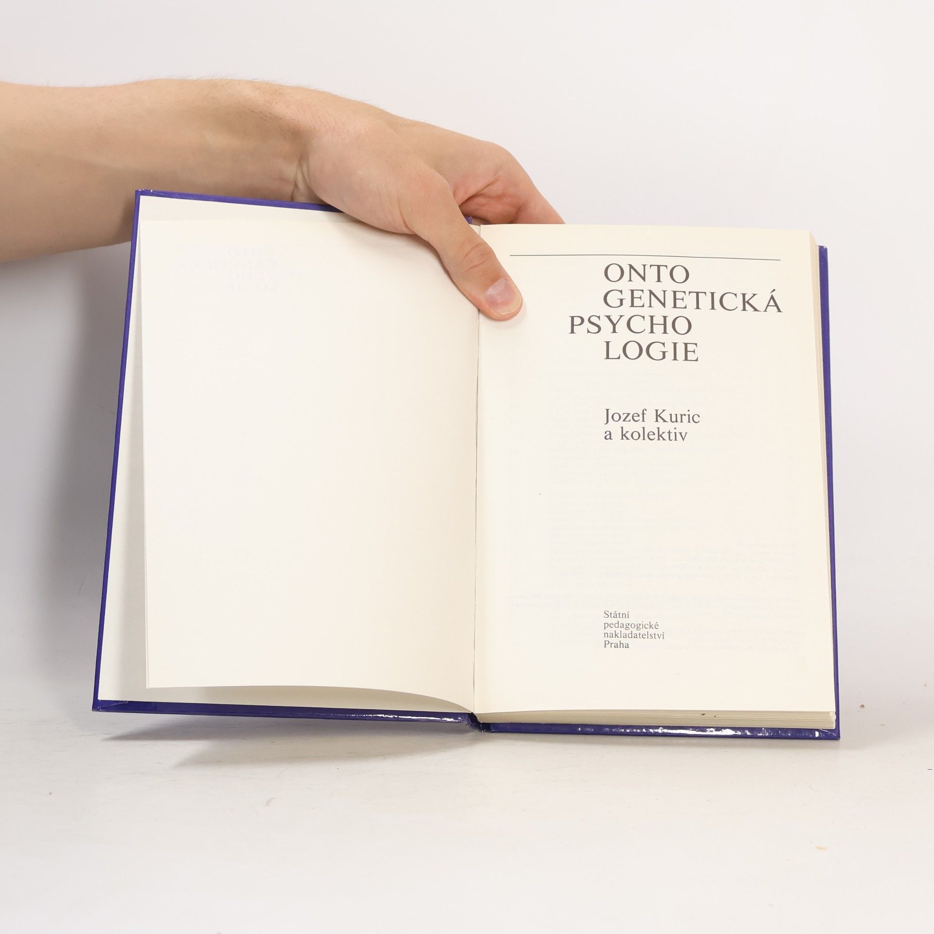 Jozef Kuric Ontogenetická psychologie