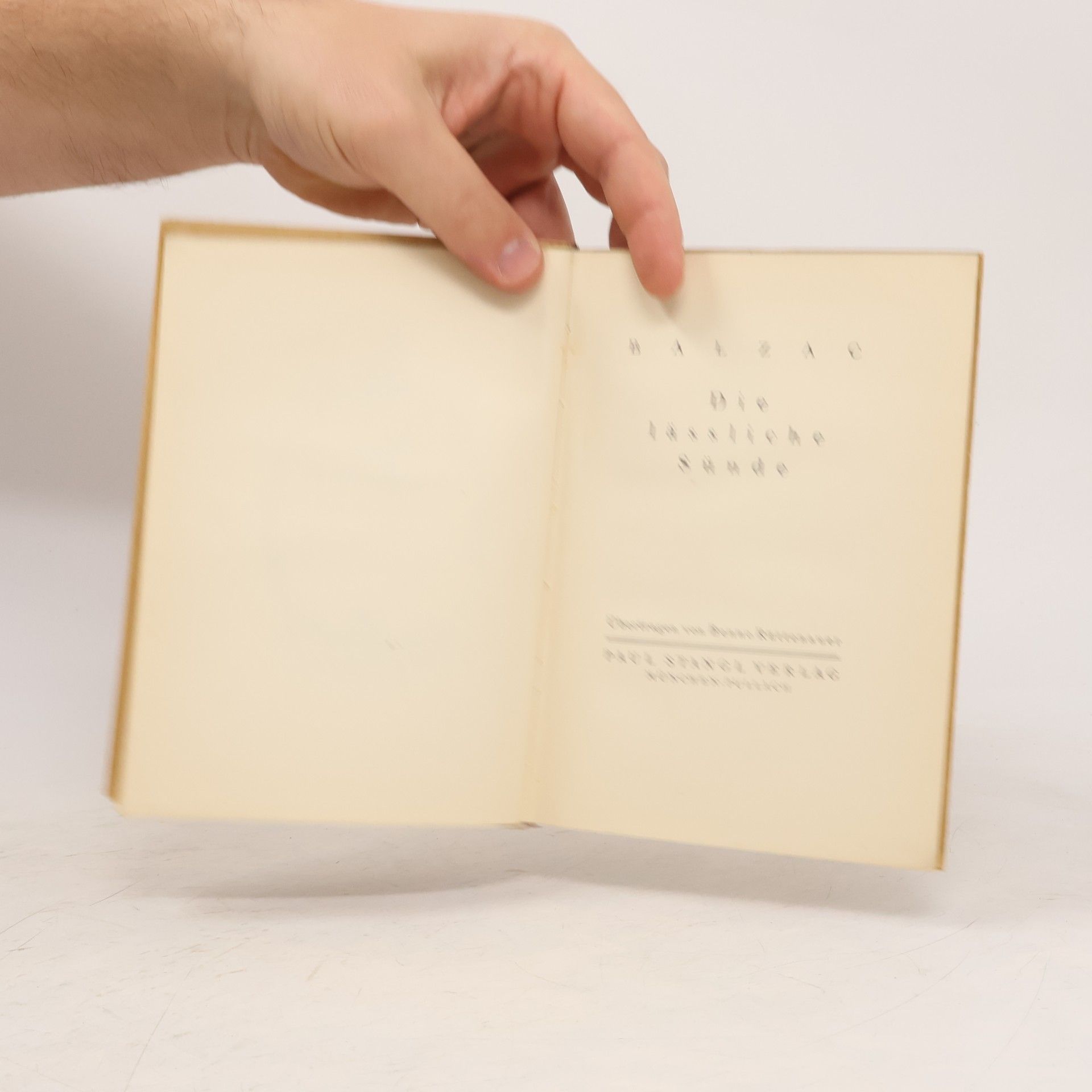 Honoré de Balzac Die sämtliche Sünde