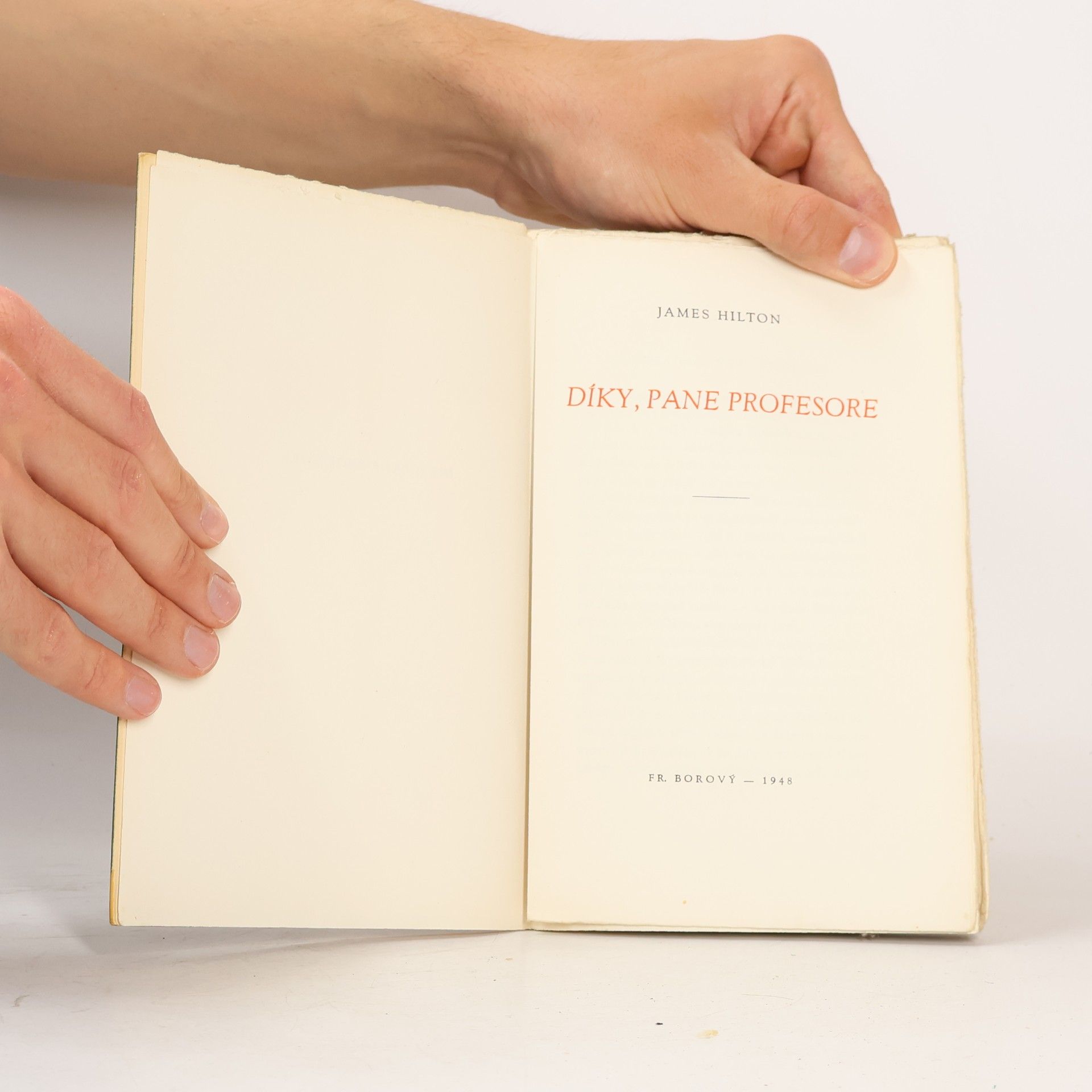 James Hilton Díky, pane profesore