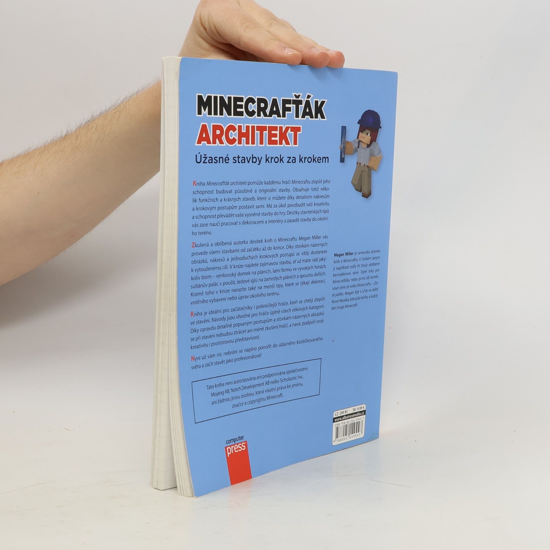 Megan Miller Minecrafťák architekt. Úžasné stavby krok za krokem