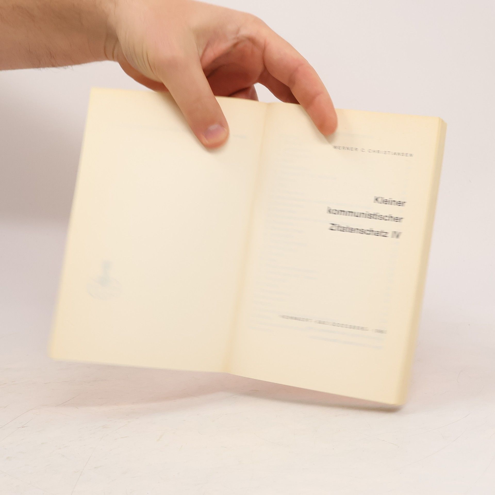 Werner C Christiansen Kleiner kommunistischer Zitatenschatz IV