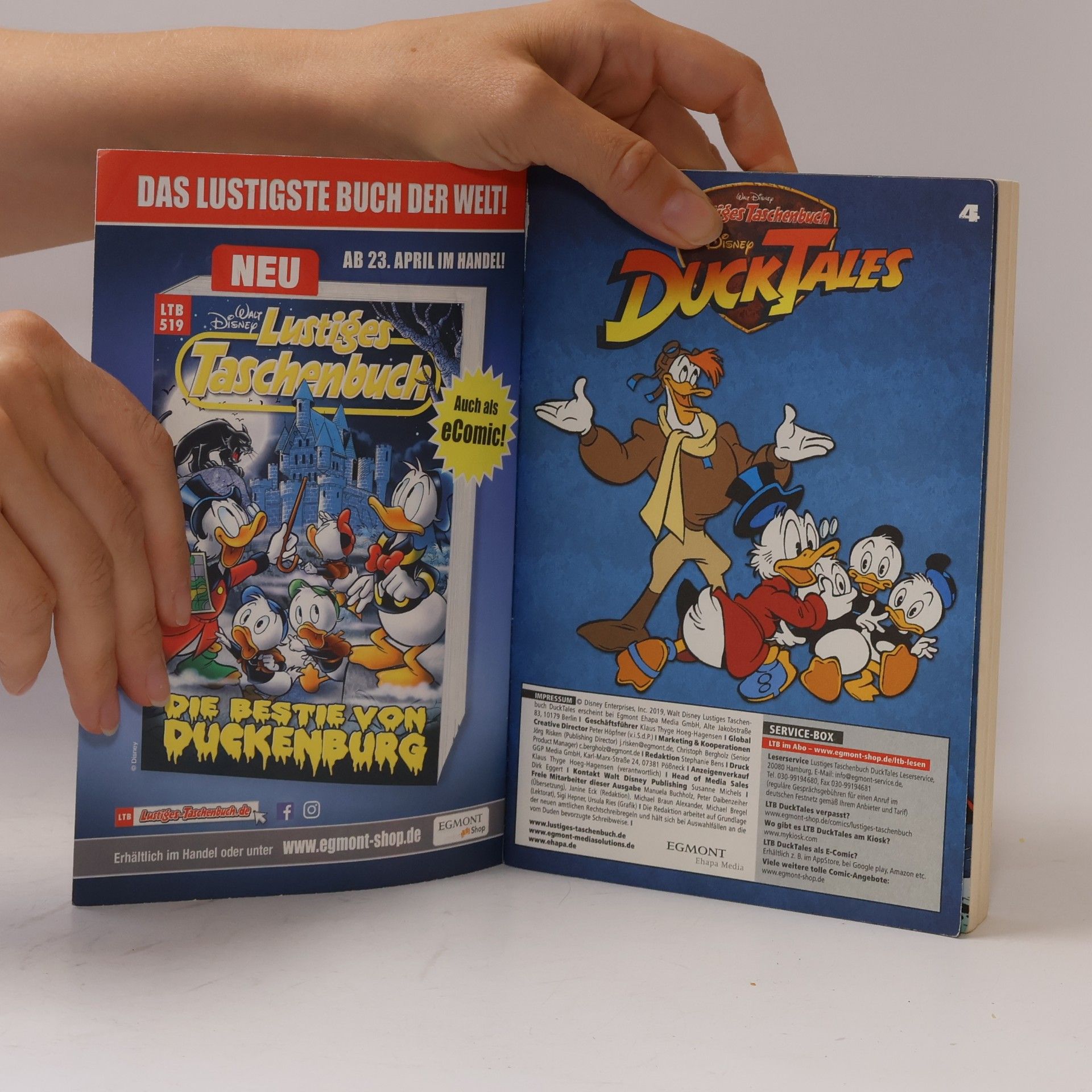 Walt Disney Lustiges Taschenbuch 4. Duck Tales