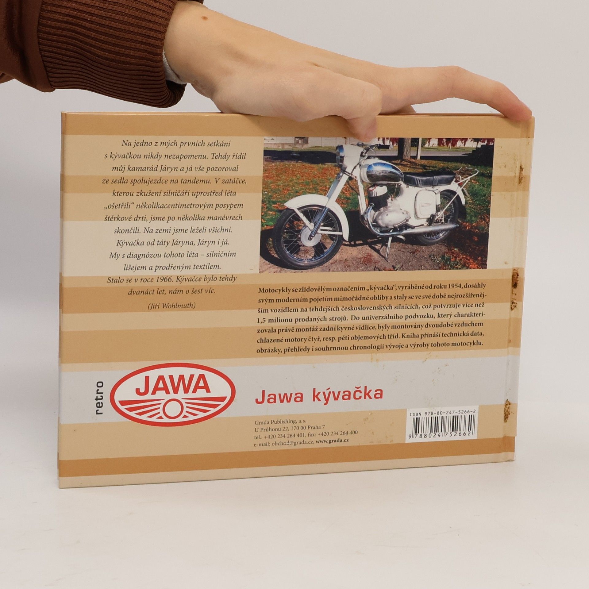 Jiří Wohlmuth Jawa Kývačka - motocyklové typy 351-361