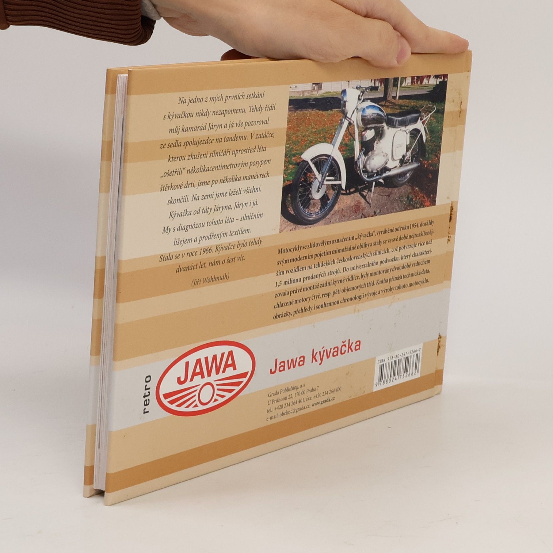 Jiří Wohlmuth Jawa Kývačka - motocyklové typy 351-361