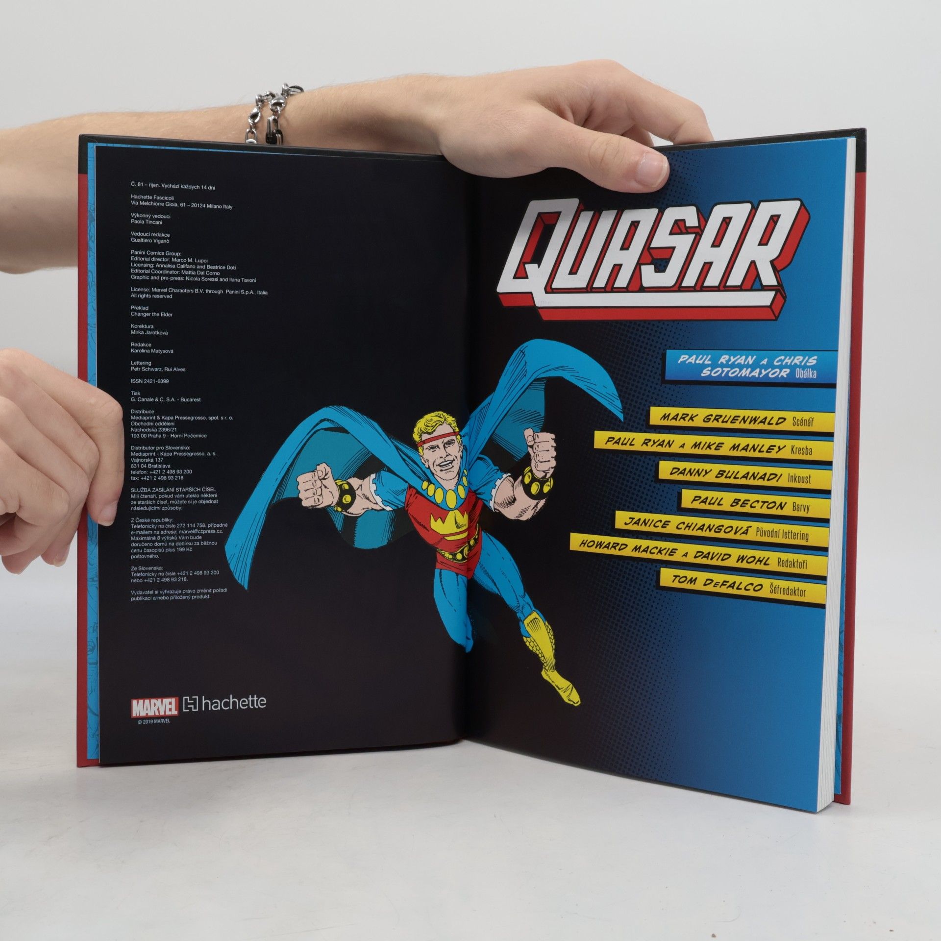 Paul Ryan Quasar (Wendell Vaughn). Nejmocnější hrdinové Marvelu 81