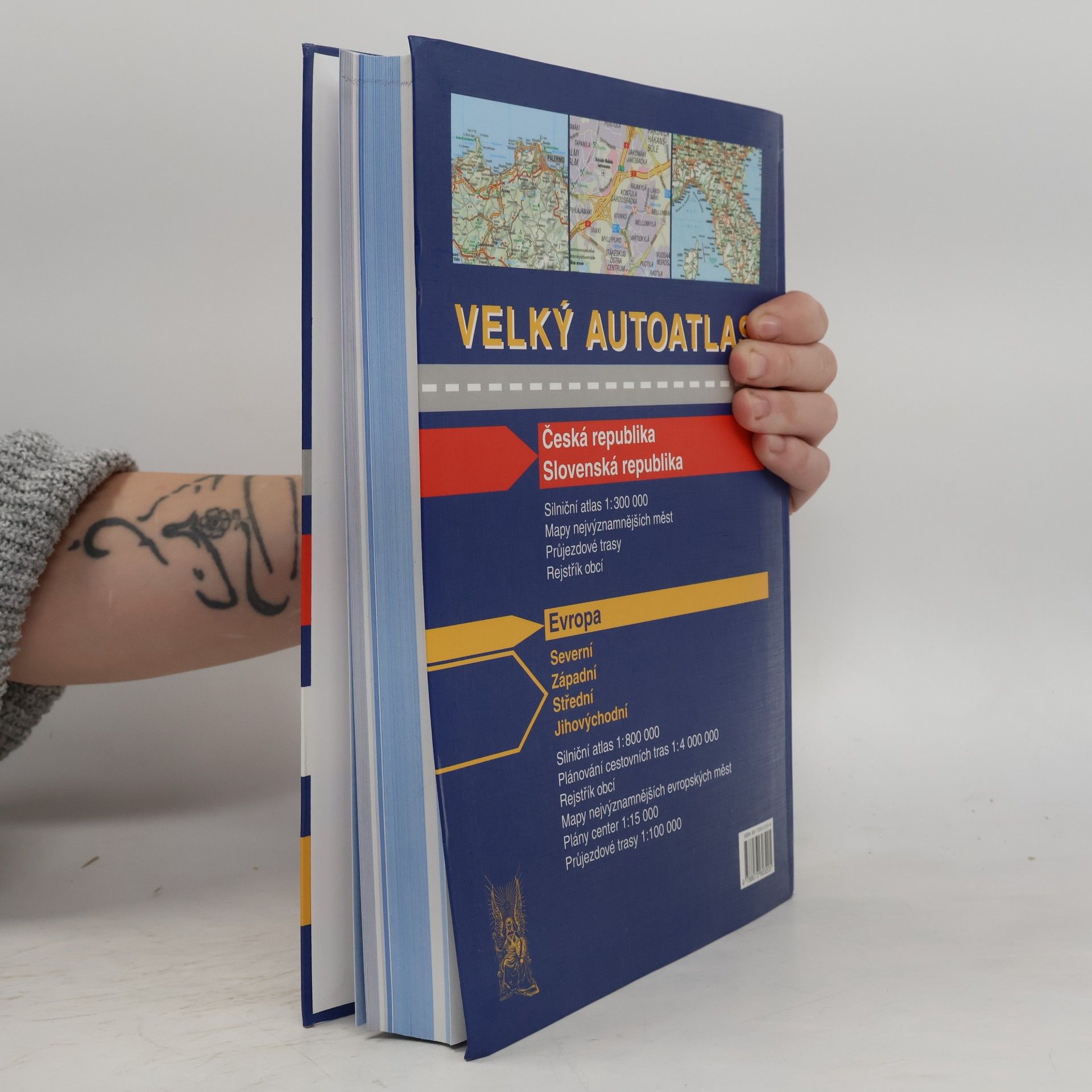 kolektiv Velký autoatlas ČR 1:300 000, SR 1:300 000, Evropa 1:800 000
