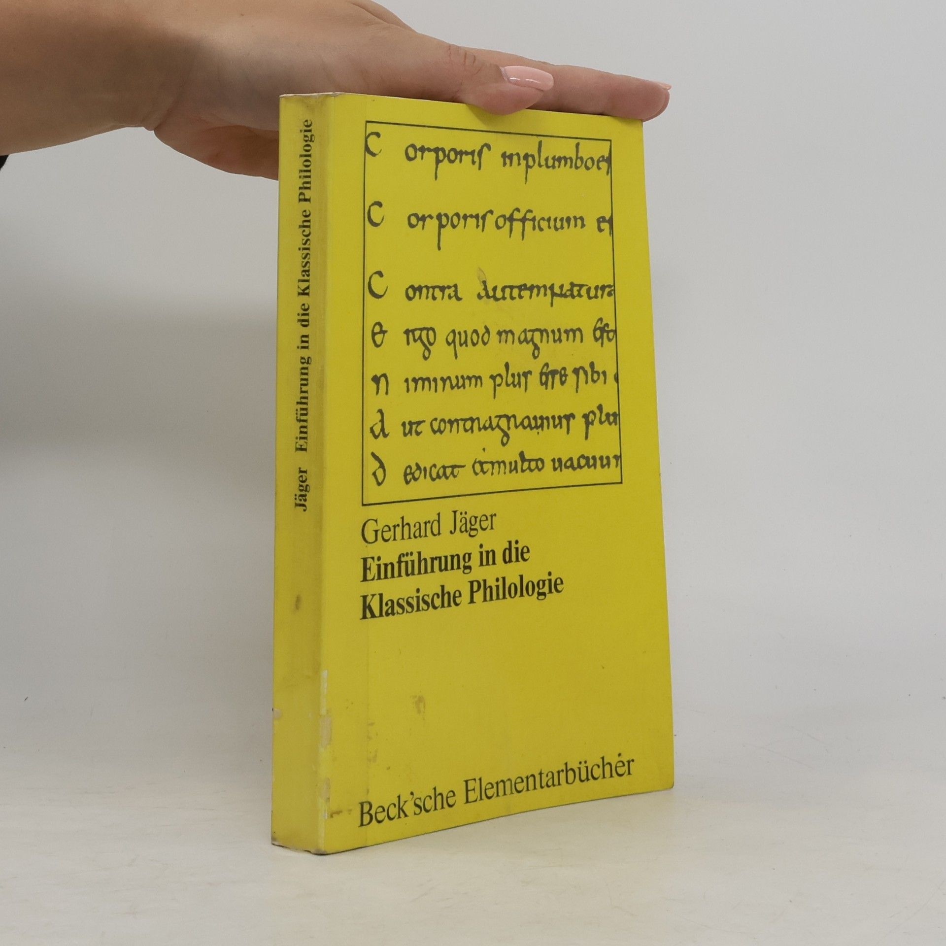 Einführung in die klassische Philologie