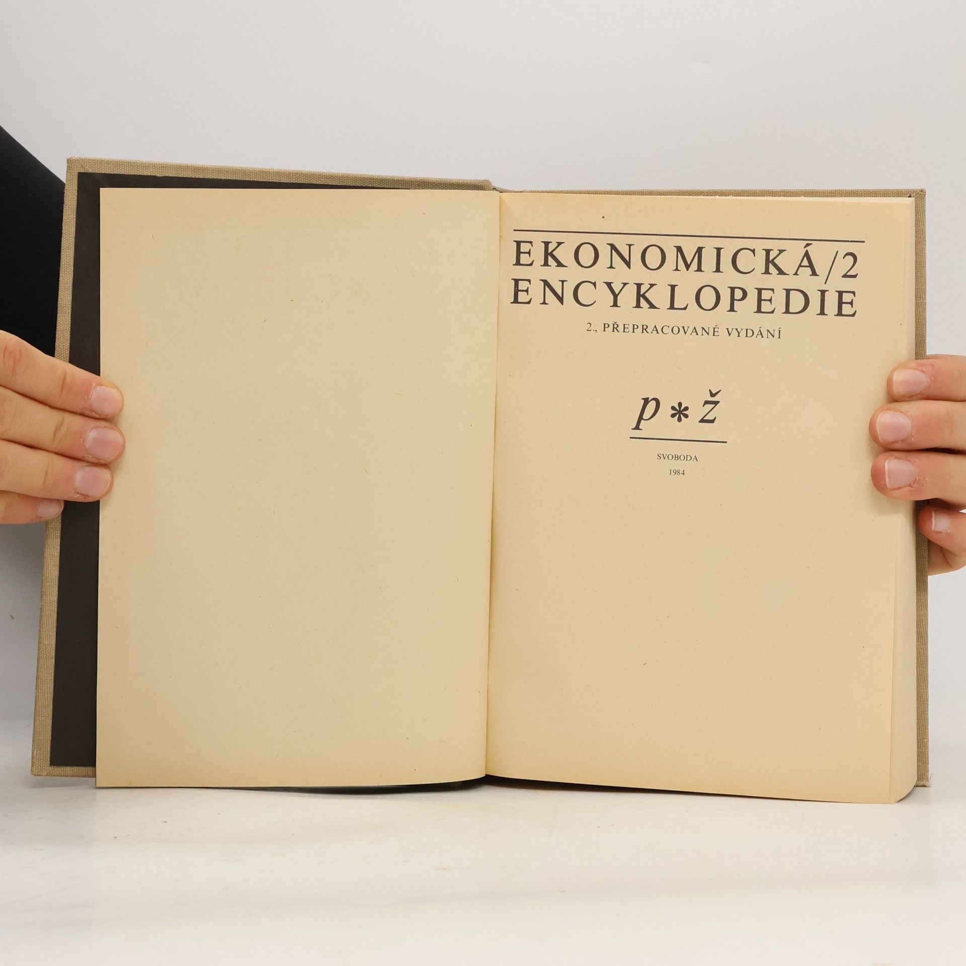 kolektiv Ekonomická encyklopedie. 2. svazek P-Ž