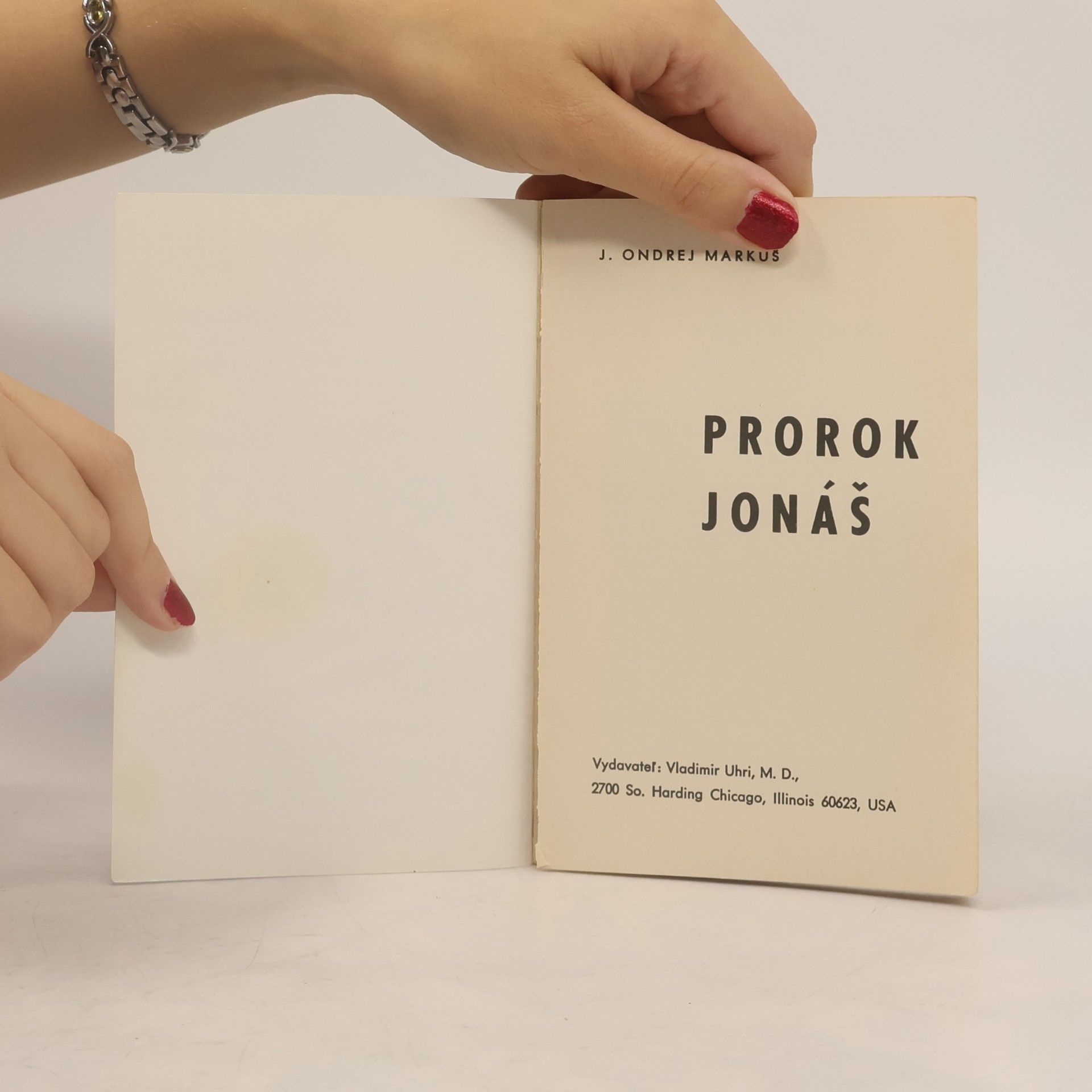 Jozef Ondrej Markuš Prorok Jonáš