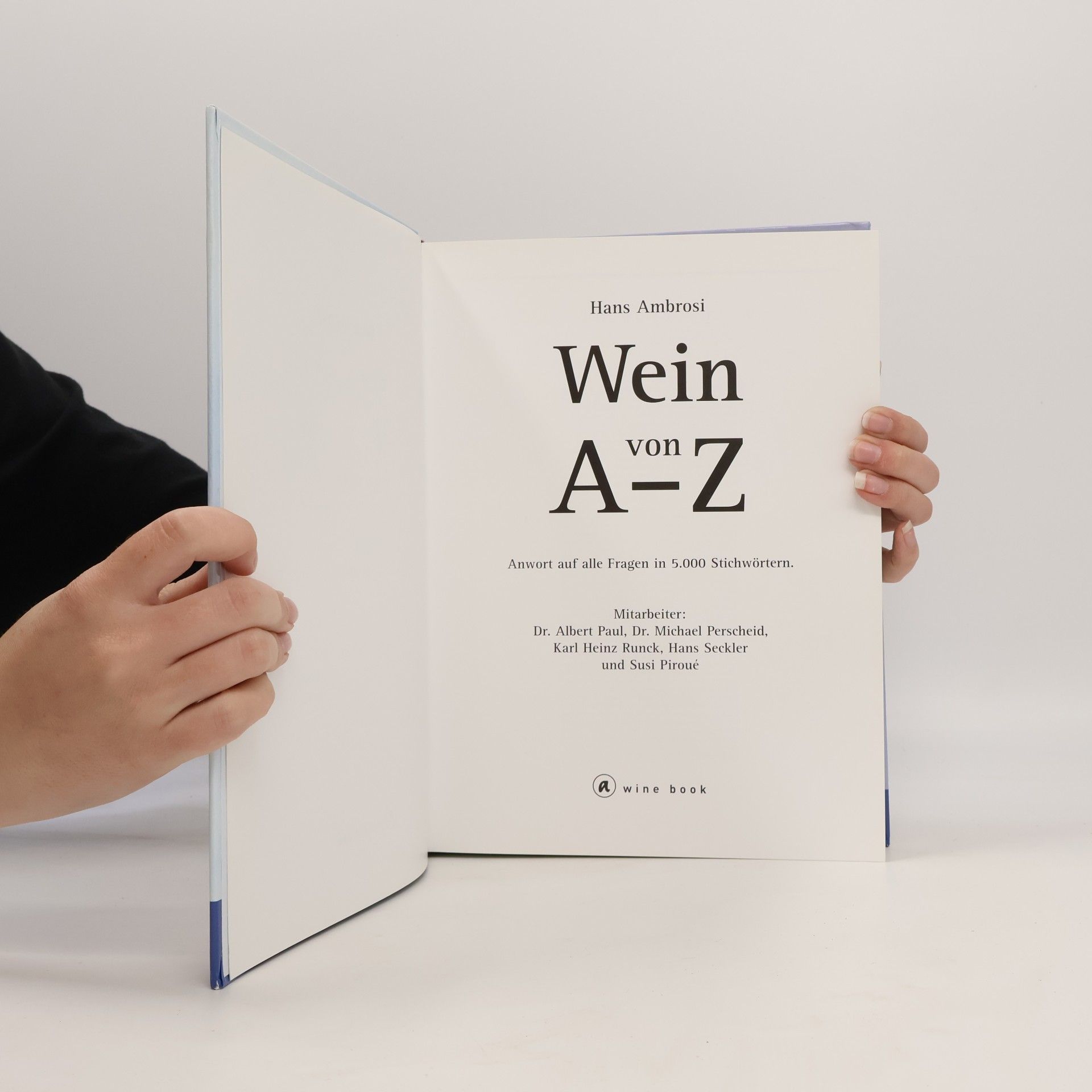 Hans Ambrosi Wein von A - Z
