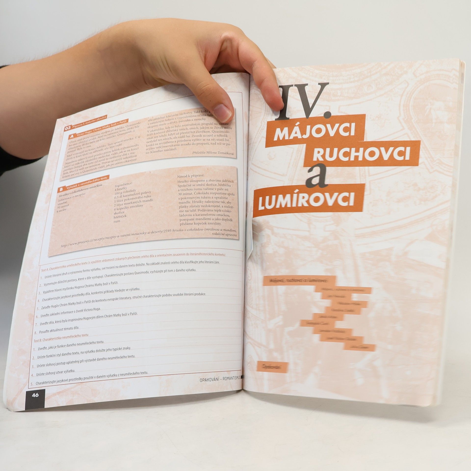 Kolektiv autorů Literatura pro 2. ročník středních škol : zkrácená verze. Pracovní sešit
