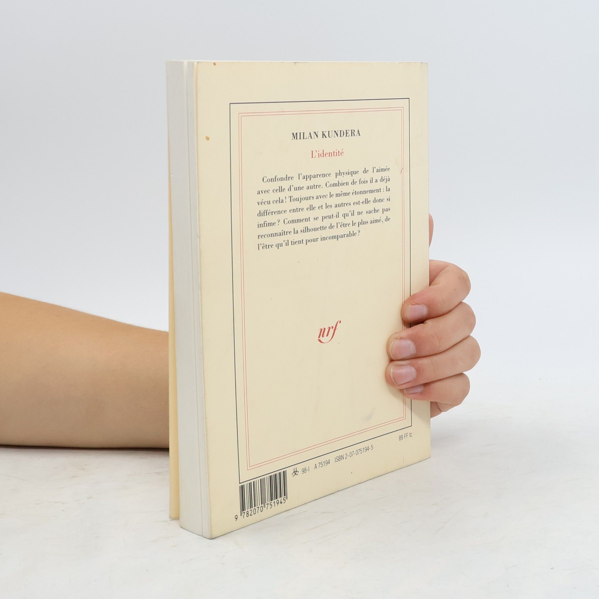 Milan Kundera L'identité