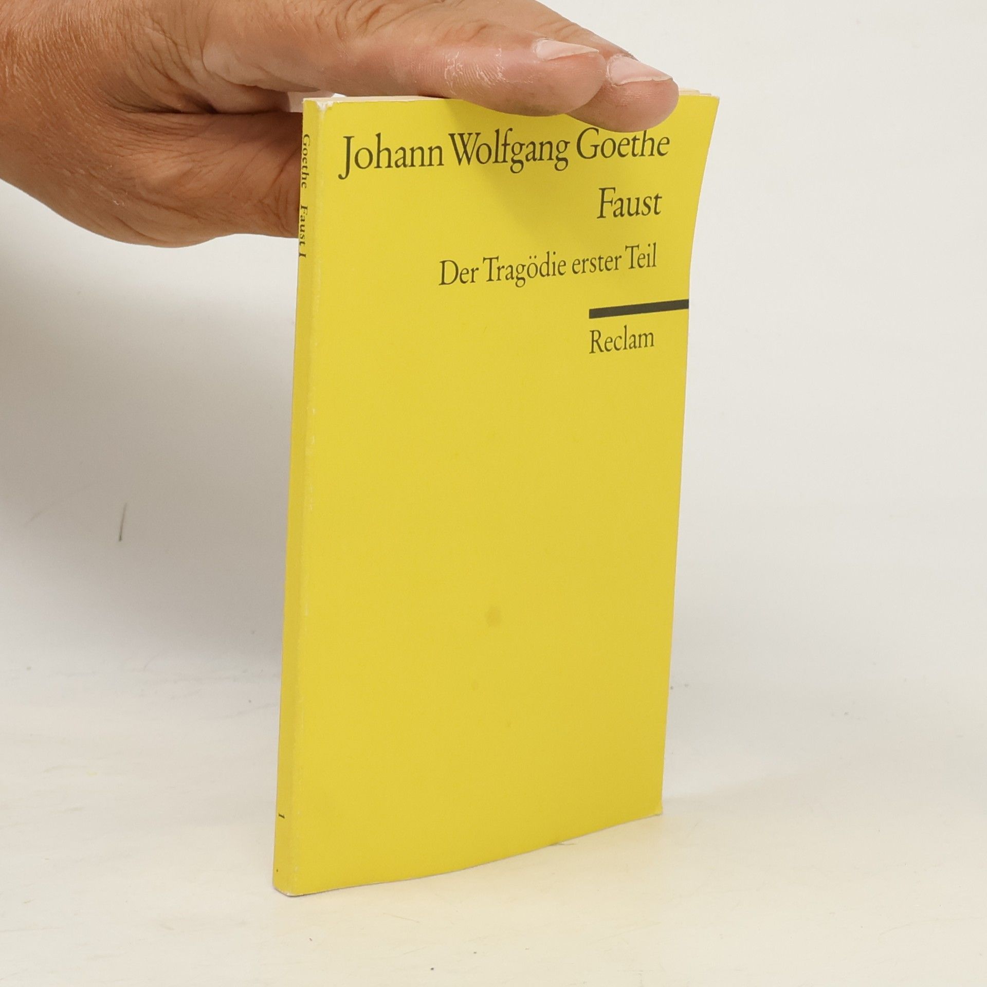 Johann Wolfgang von Goethe Faust : der Tragödie Erster teil