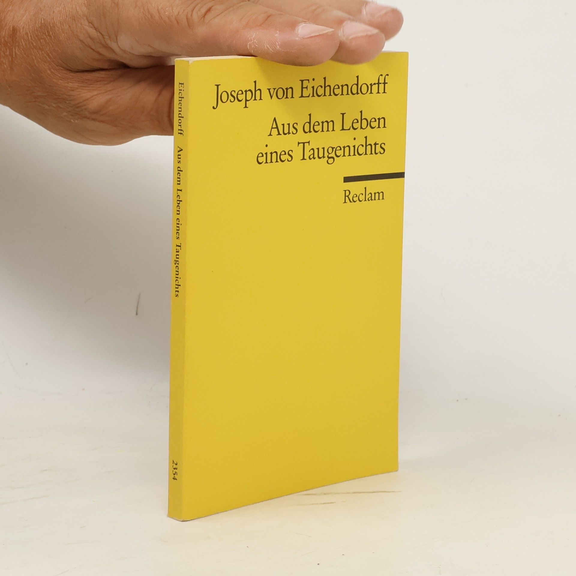 Joseph von Eichendorff Aus dem Leben eines Taugenichts