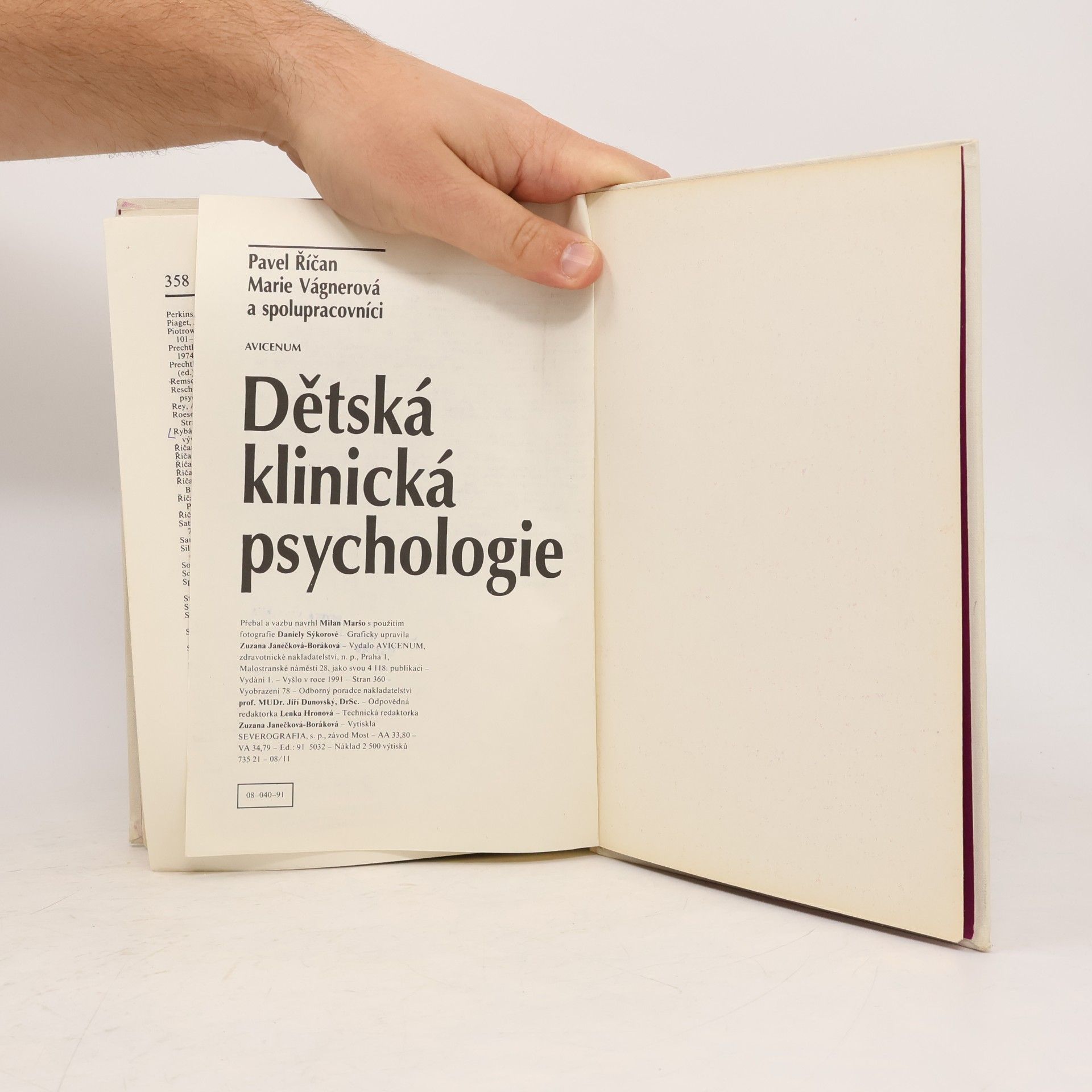 Marie Vágnerová Dětská klinická psychologie