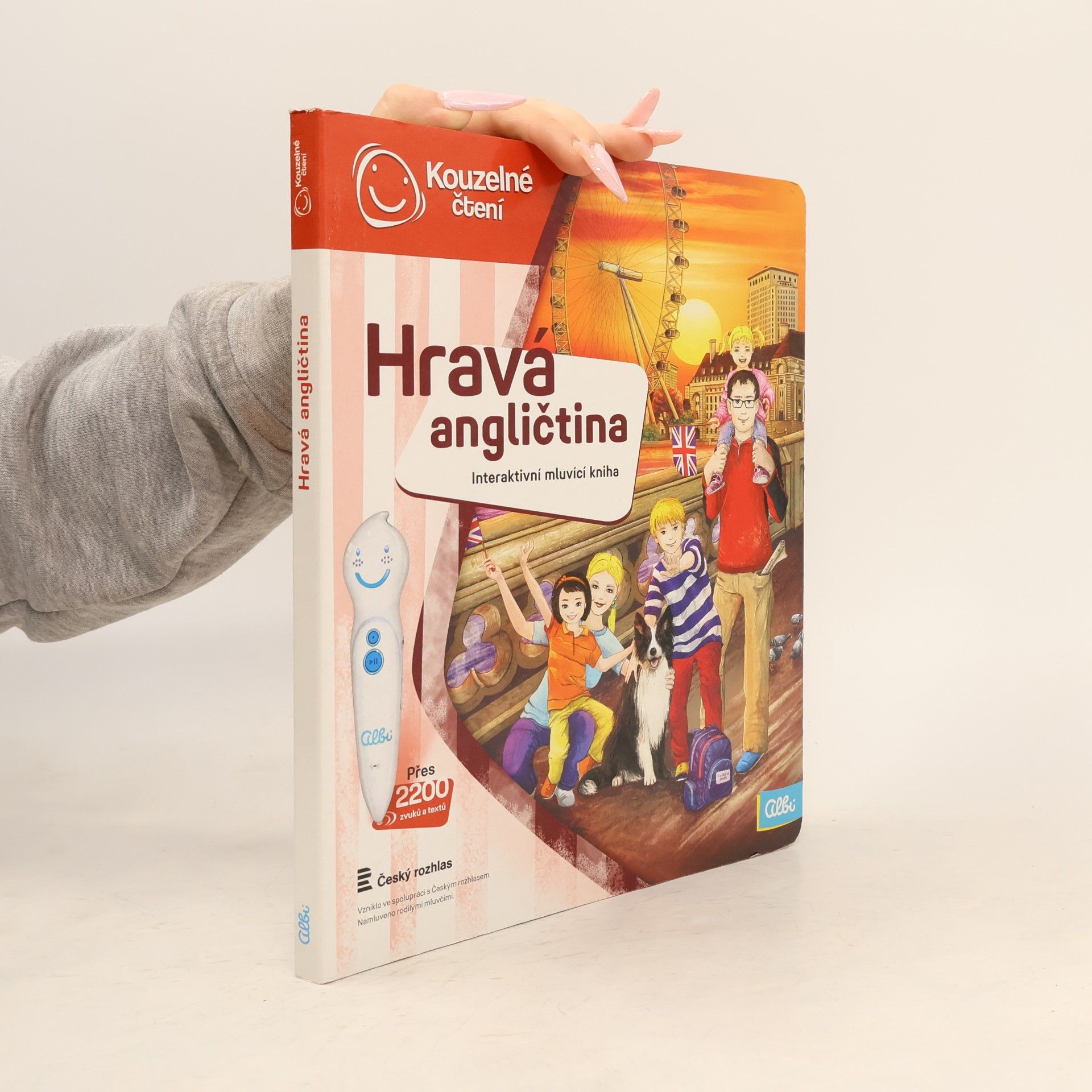 Veronika Bellová Hravá angličtina. Interaktivní mluvící kniha + tužka