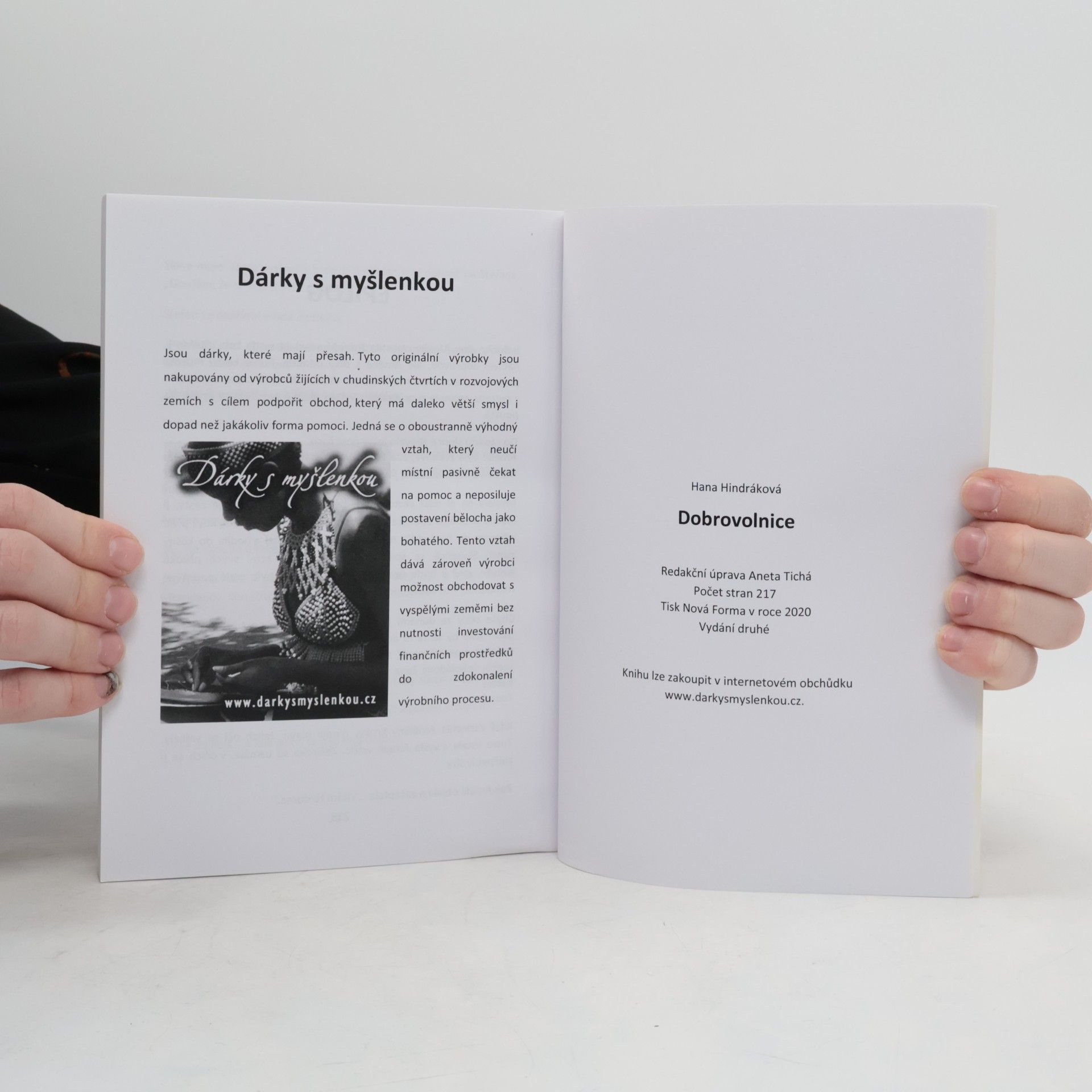 Hana Hindráková Dobrovolnice