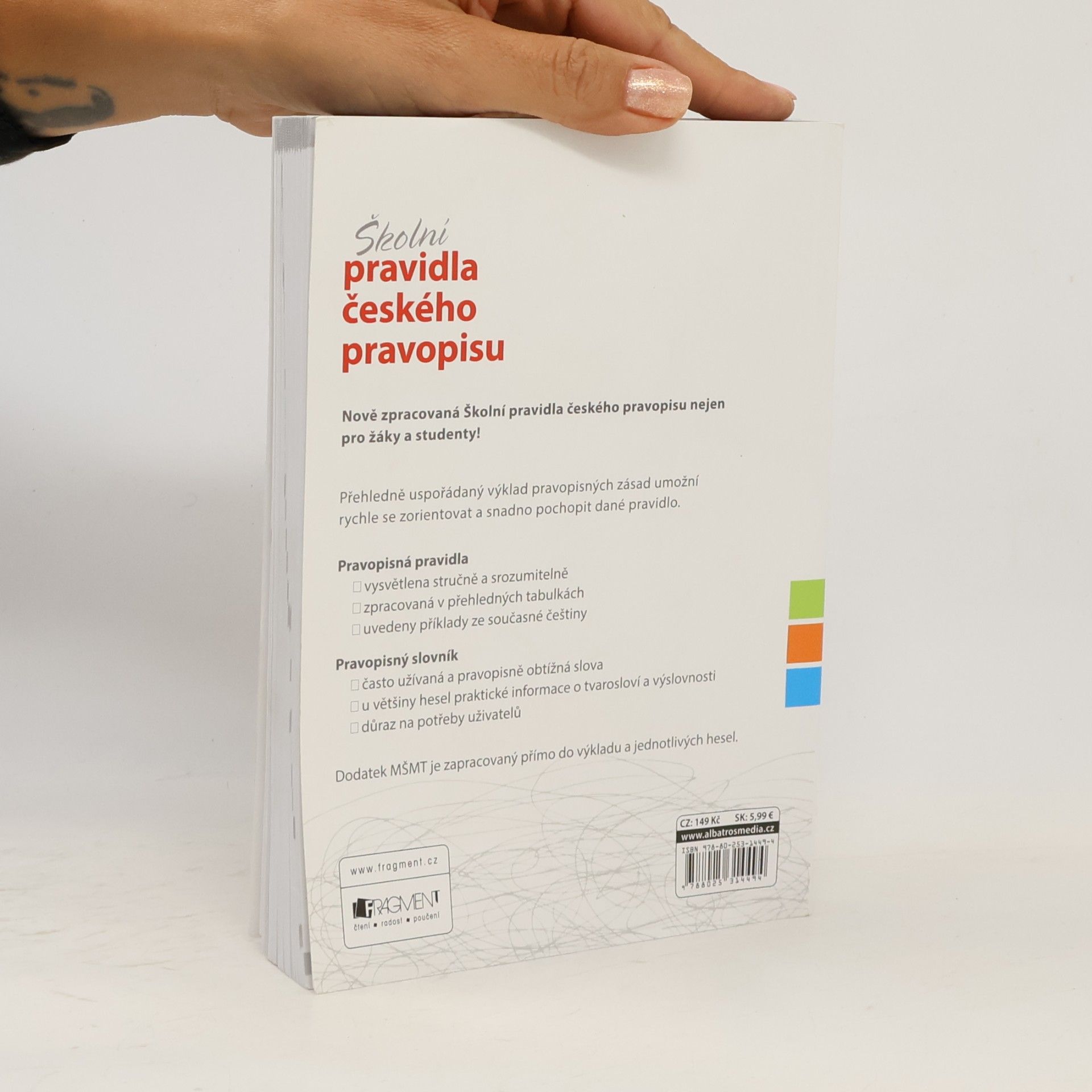 Marie Sochrová Školní pravidla českého pravopisu