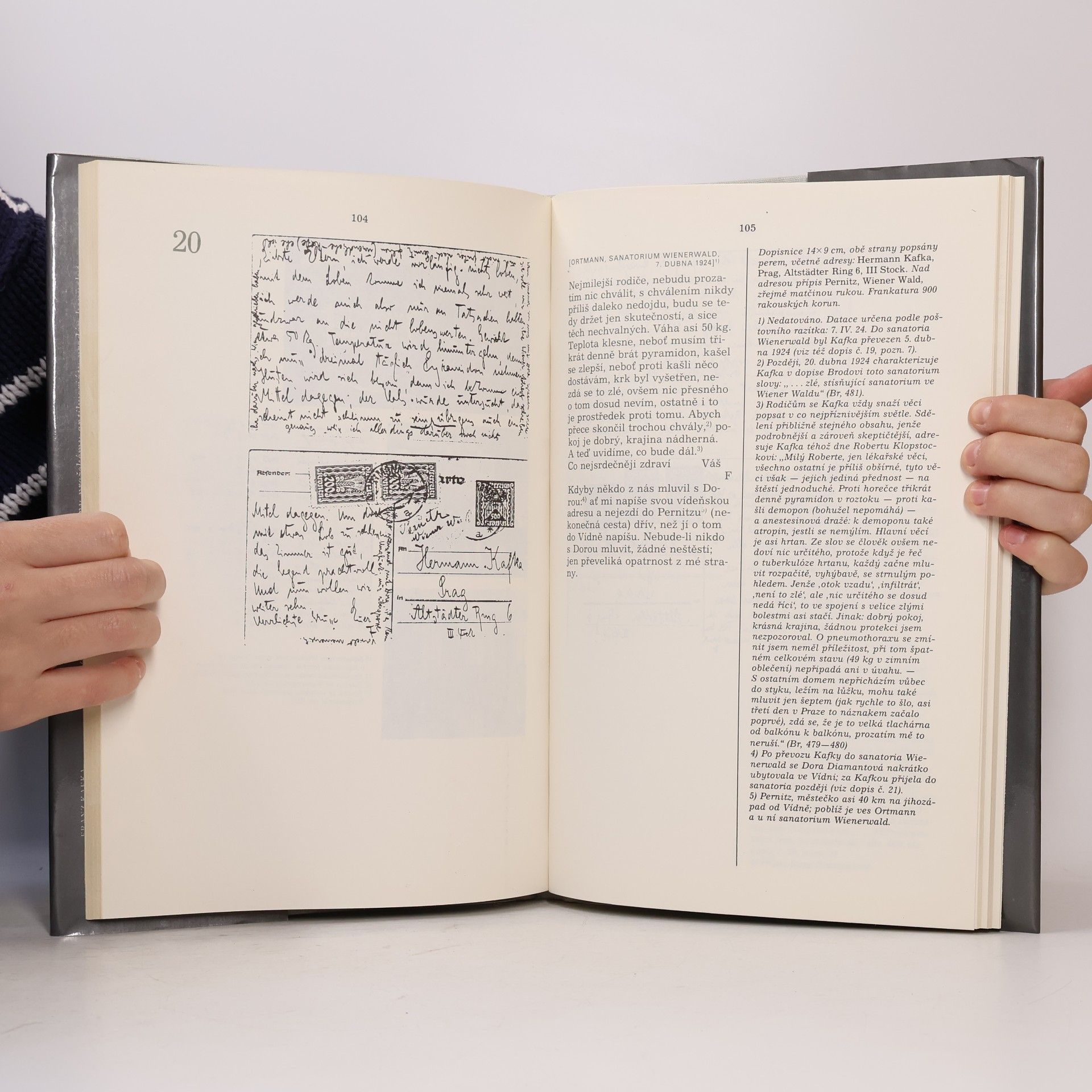 Franz Kafka Dopisy rodičům z let 1922-1924