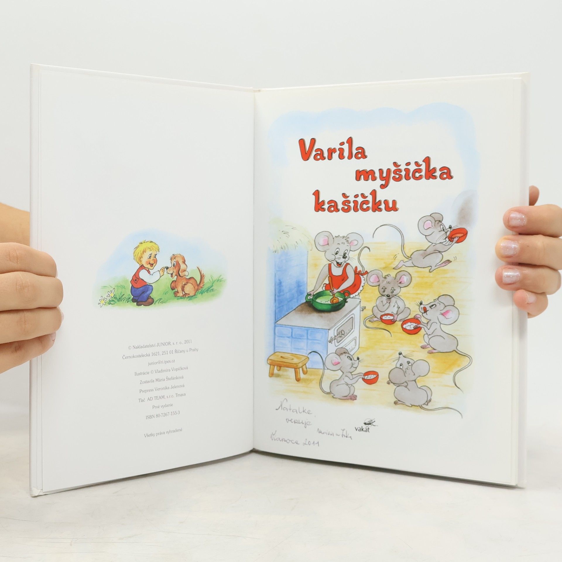 Mária Štefánková Varila myšička kašičku