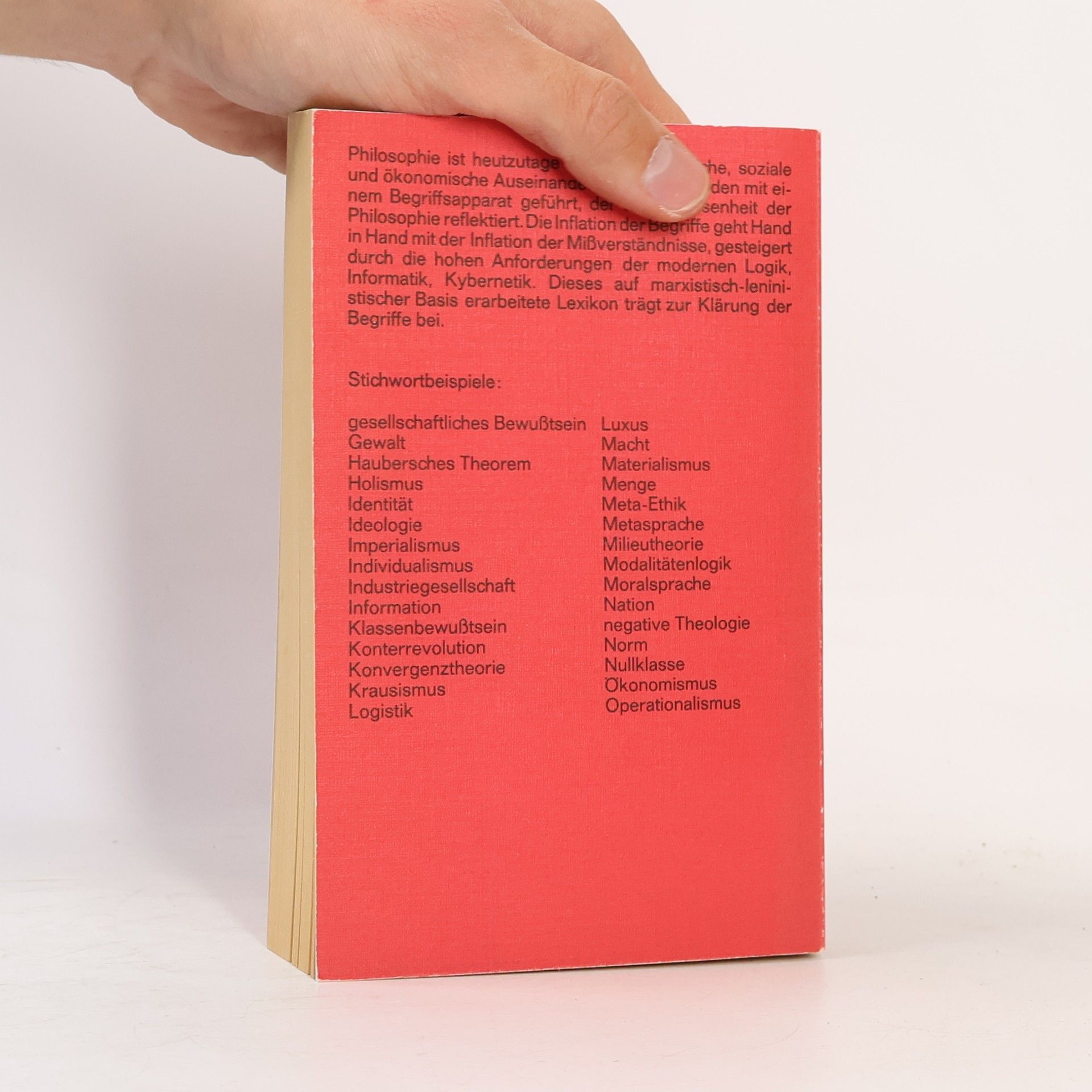 Marxistisch-leninistisches Wörterbuch der Philosophie