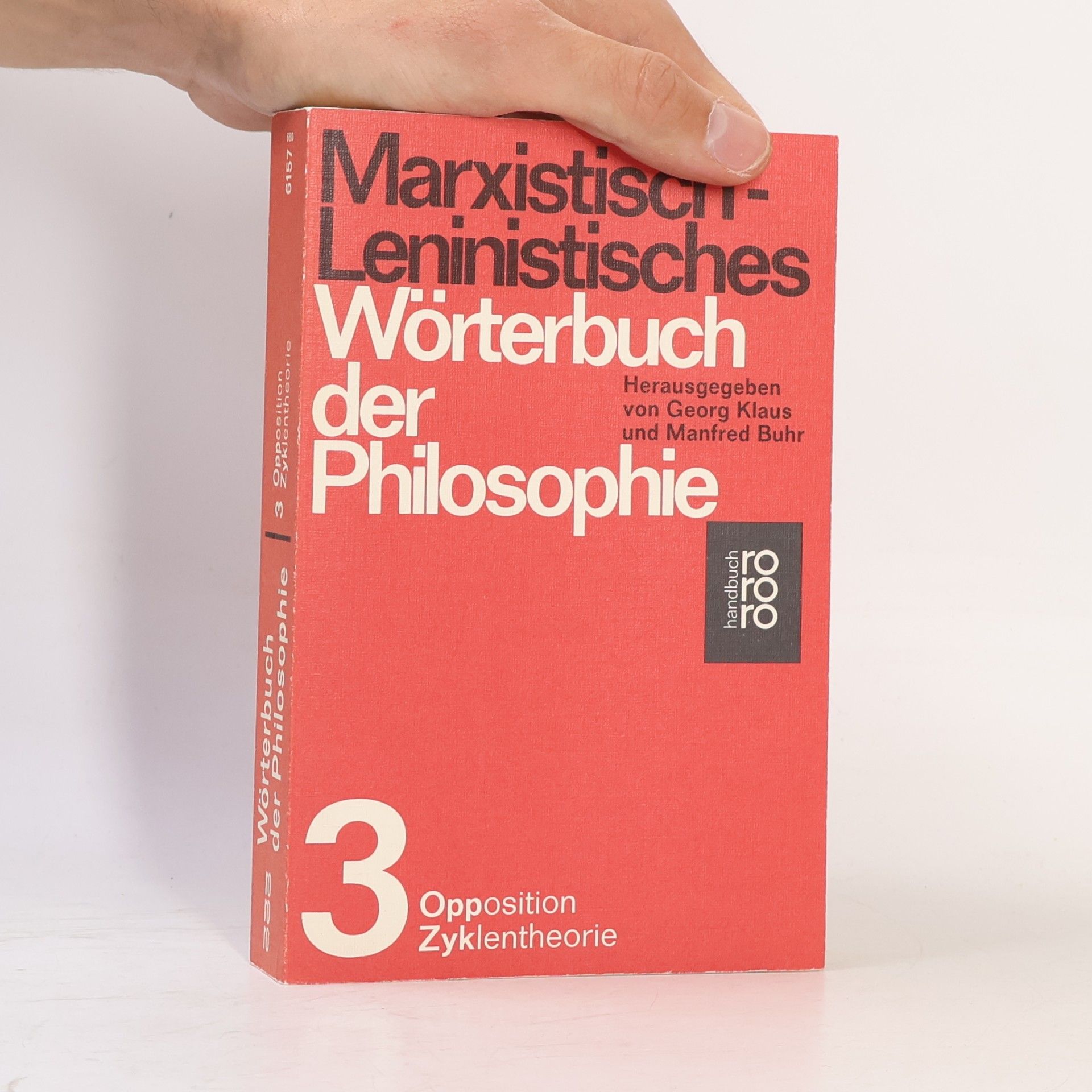 Various authors Marxistisch-leninistisches Wörterbuch der Philosophie