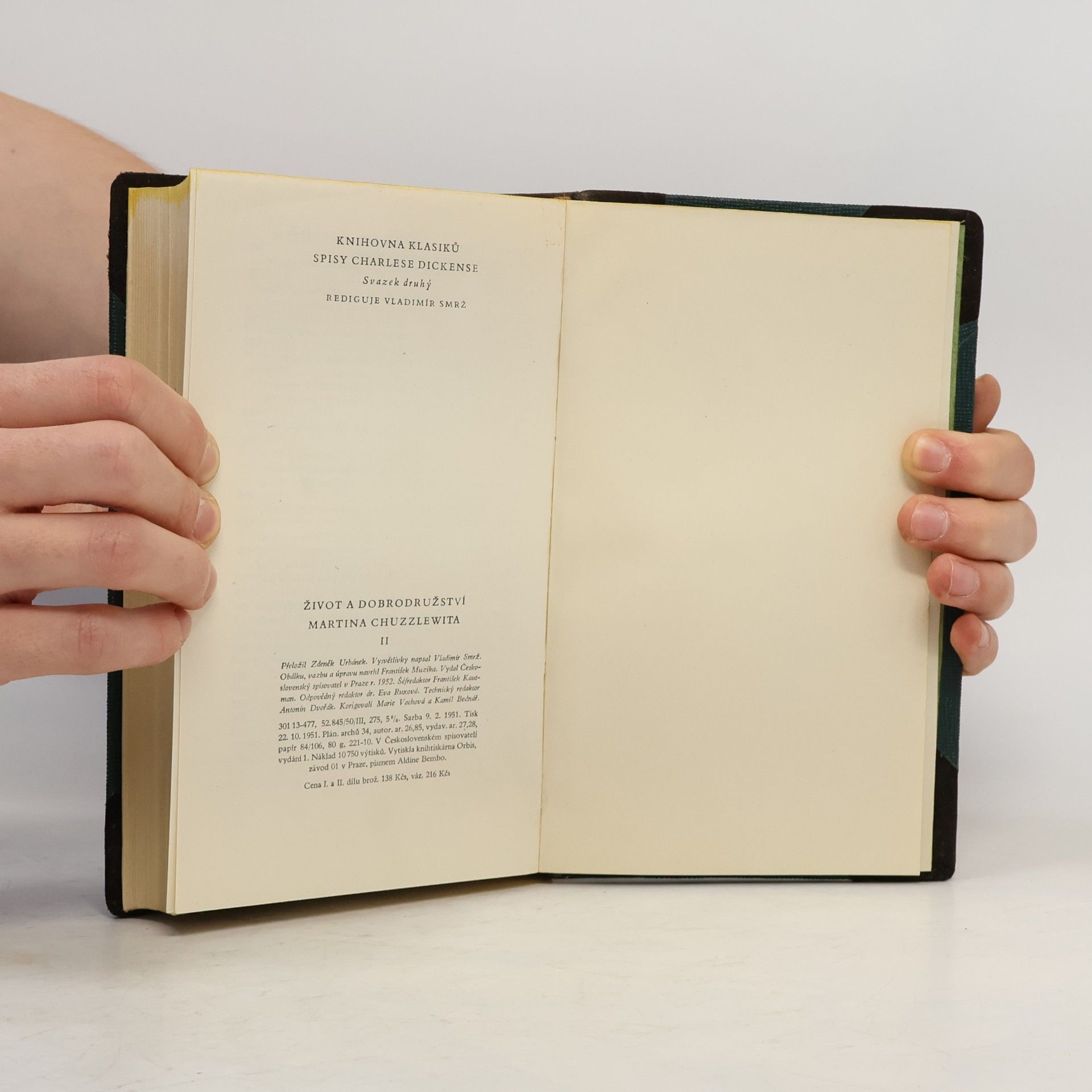 Charles Dickens Život a dobrodružství Martina Chuzzlewita II