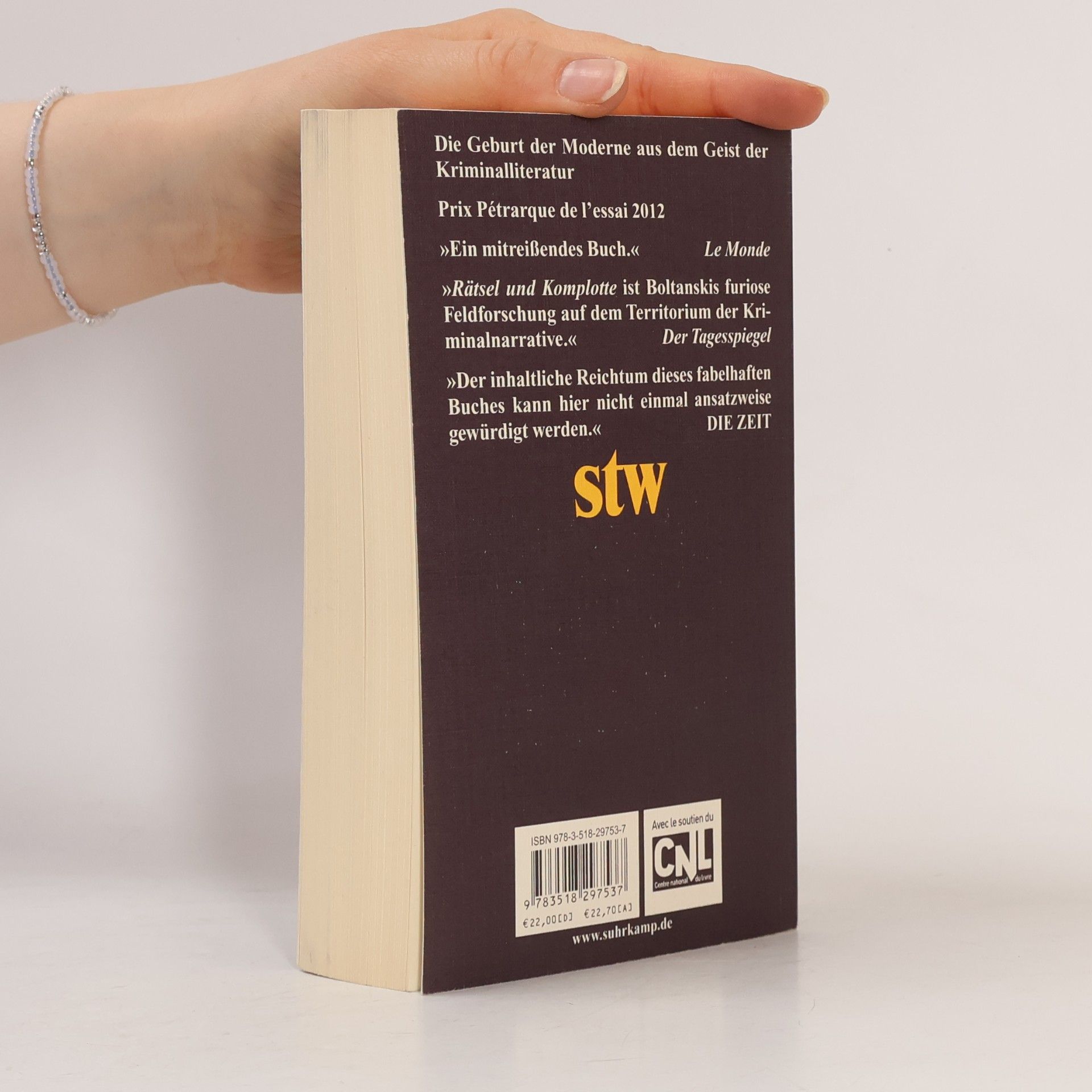 Luc Boltanski Suhrkamp Taschenbuch Wissenschaft - 2153: Rätsel und Komplotte