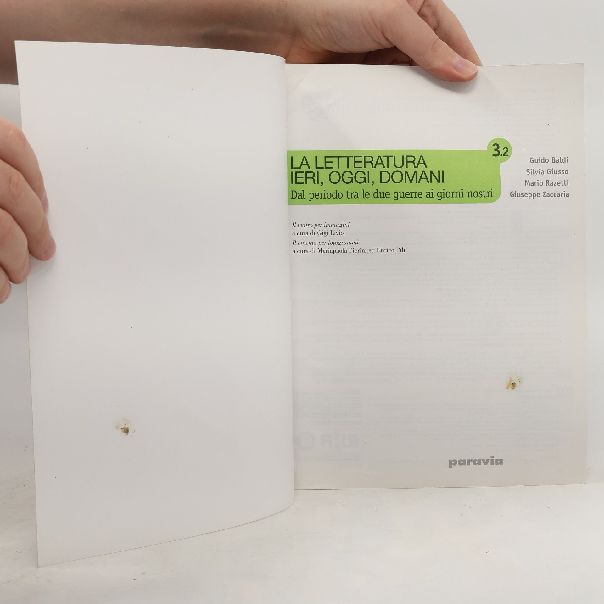 Collectif d'auteurs La letteratura ieri, oggi, domani 3.2