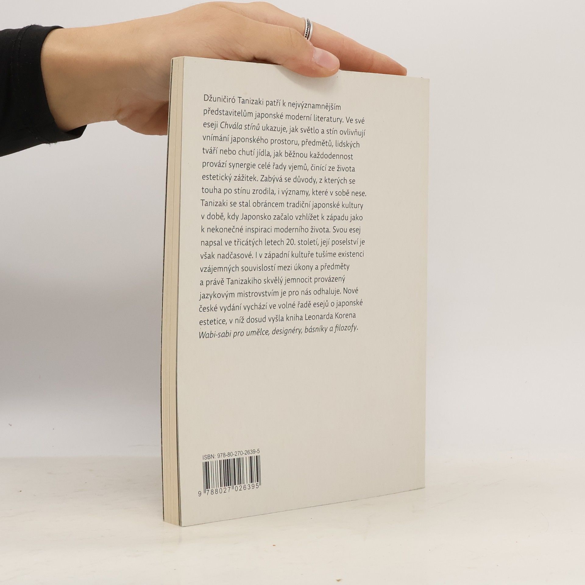 Jun'ichirō Tanizaki Chvála stínů