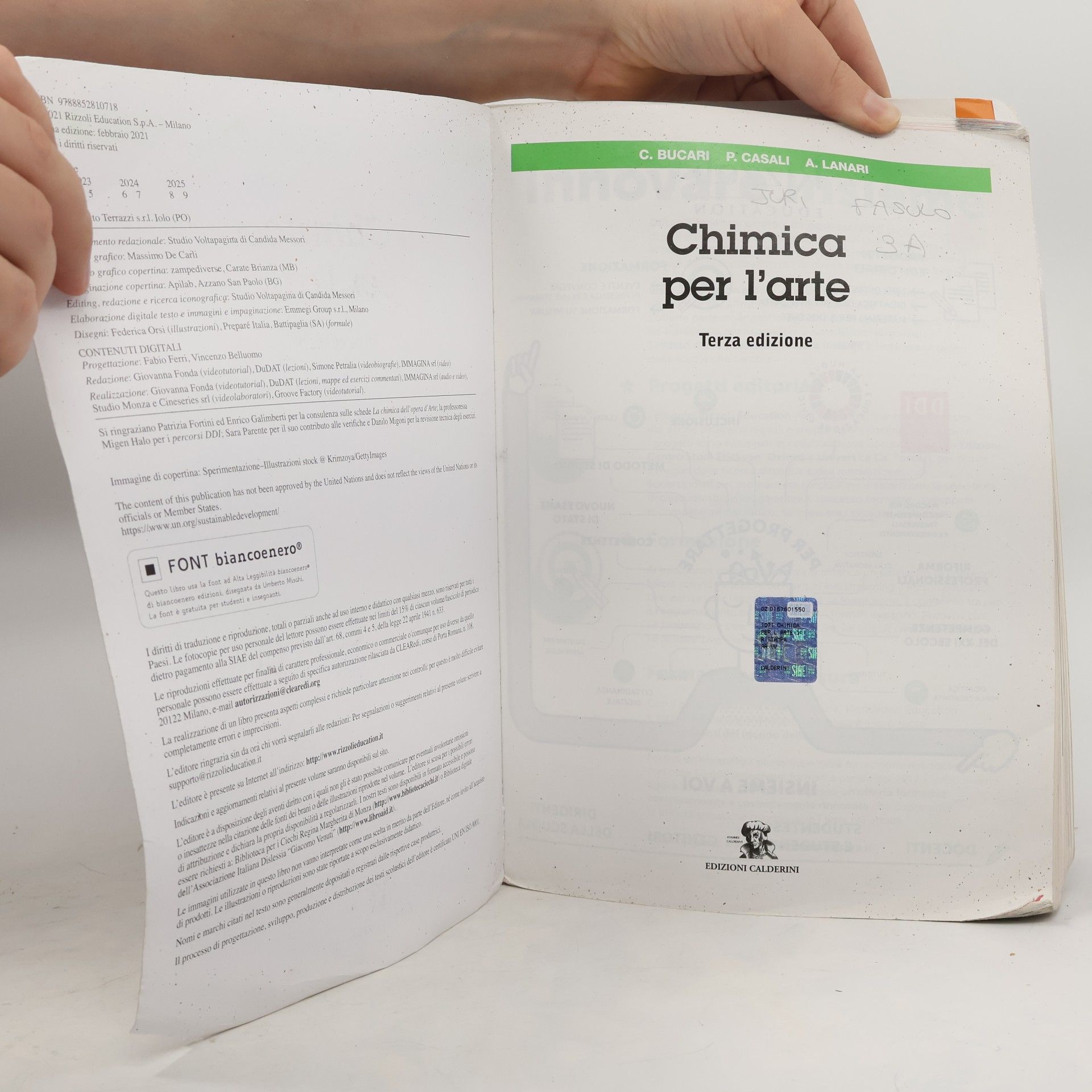 C. Bucari Chimica per l'arte
