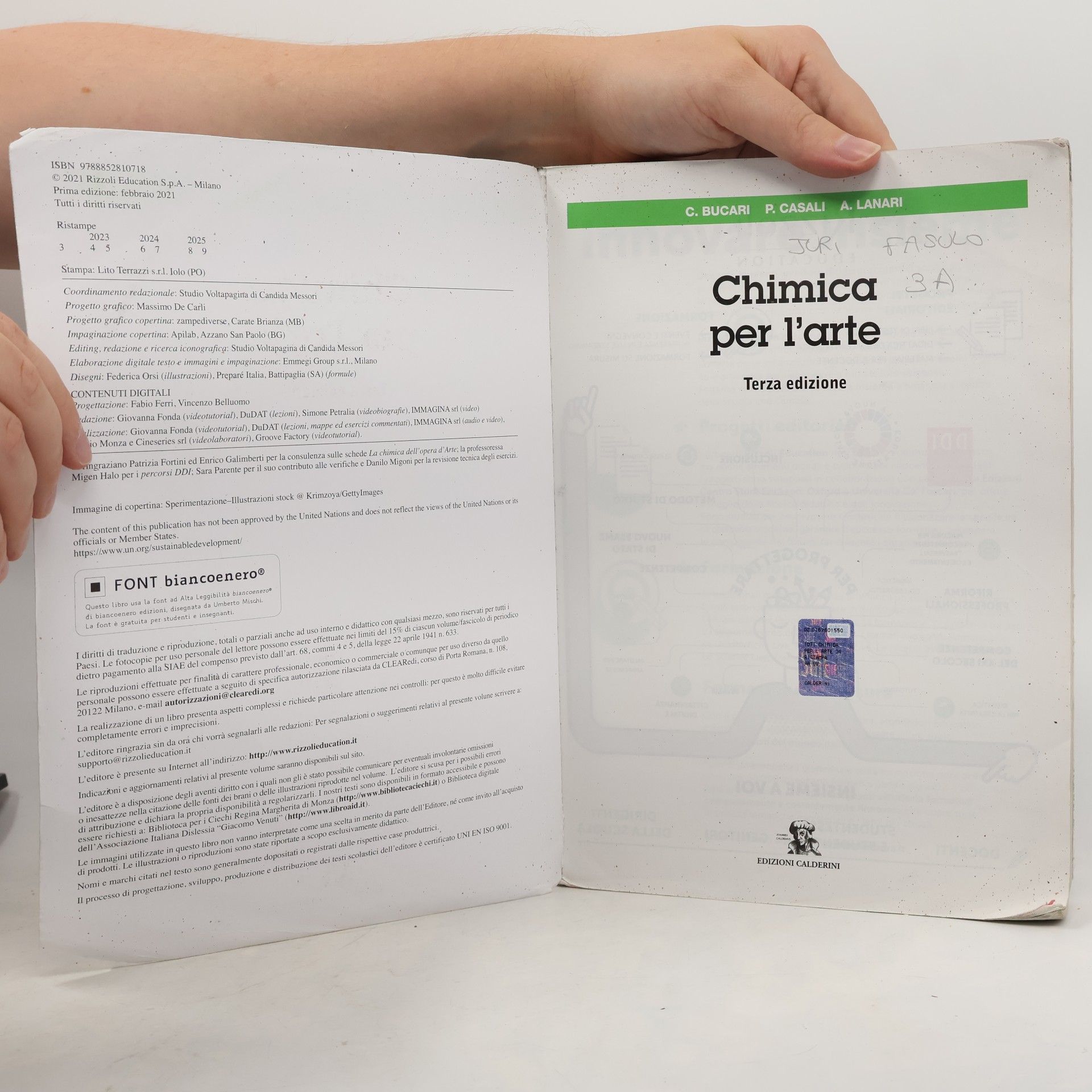C. Bucari Chimica per l'arte