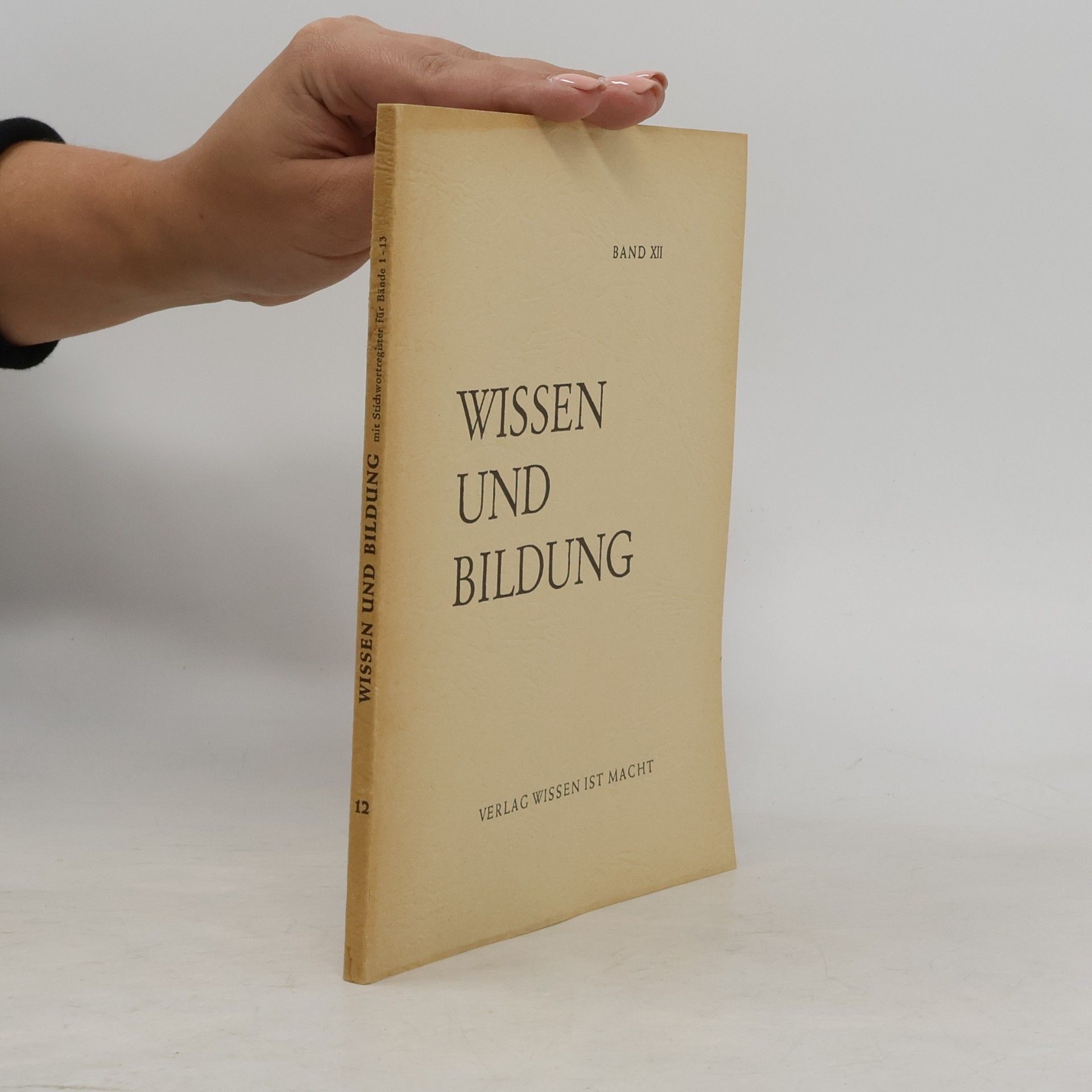 Autorenkollektiv Wissen und Bildung XII.