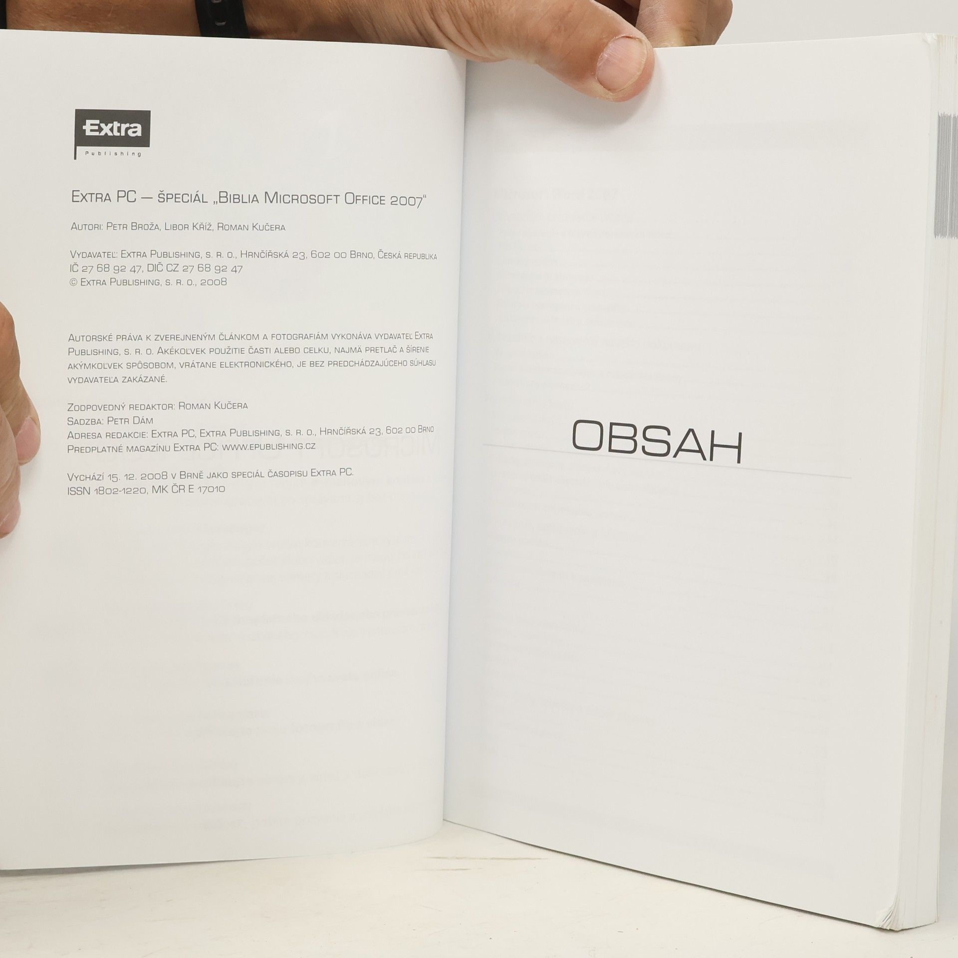 Petr Broža Microsoft Office 2007