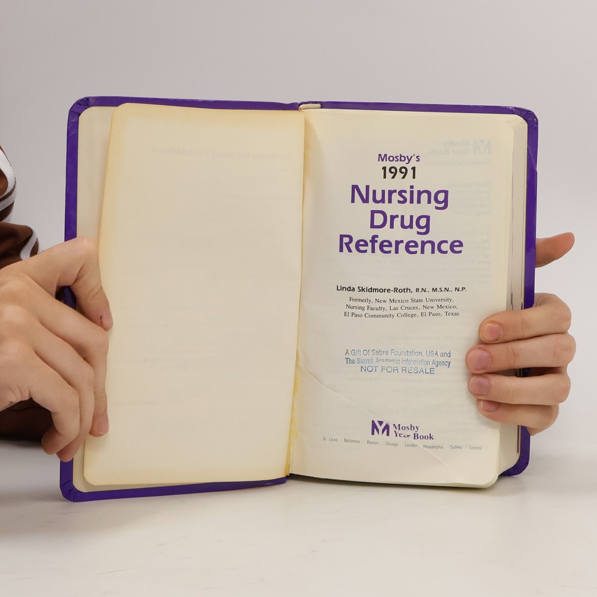 Linda Skidmore-Roth Mosby's Nursing Drug Reference 1991
