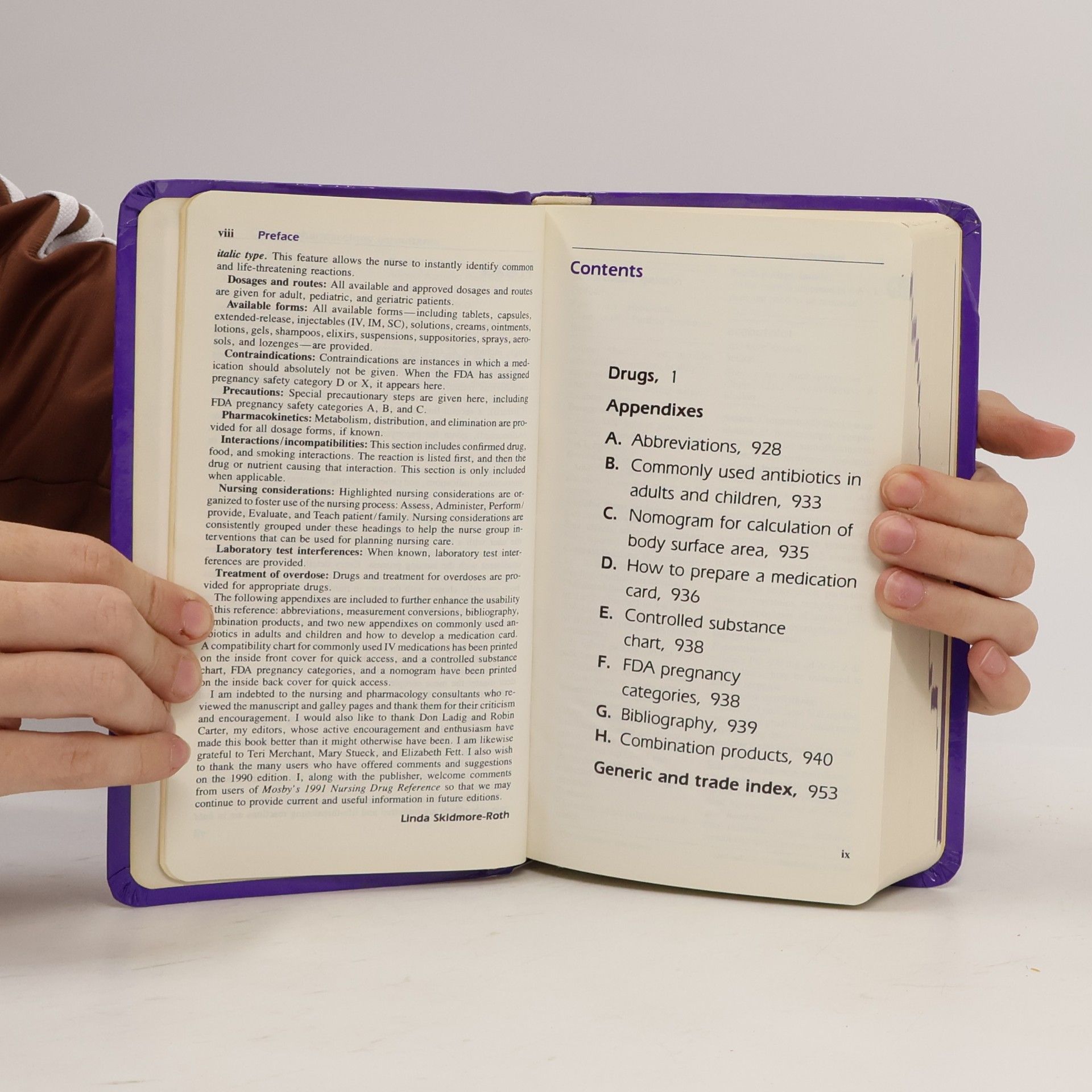 Linda Skidmore-Roth Mosby's Nursing Drug Reference 1991