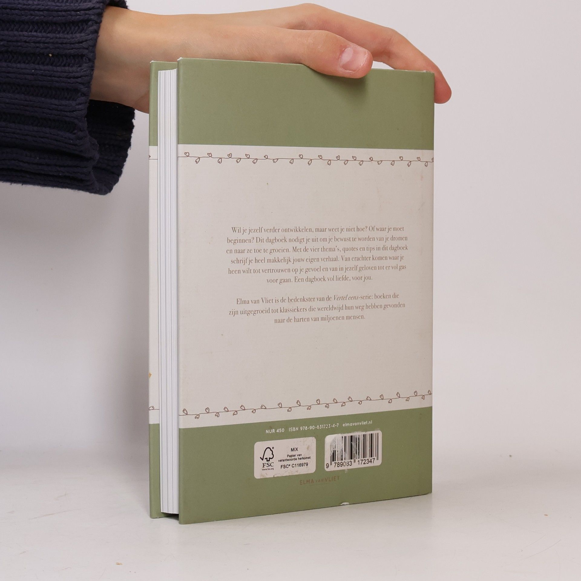 van Vliet, Elma Dagboek voor groei: Om te vullen met liefde. Voor jou.