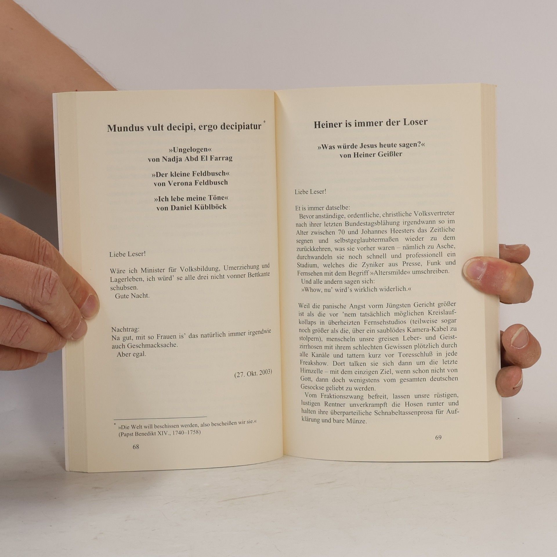 Wolfgang Nitschke Bestsellerfressen IV