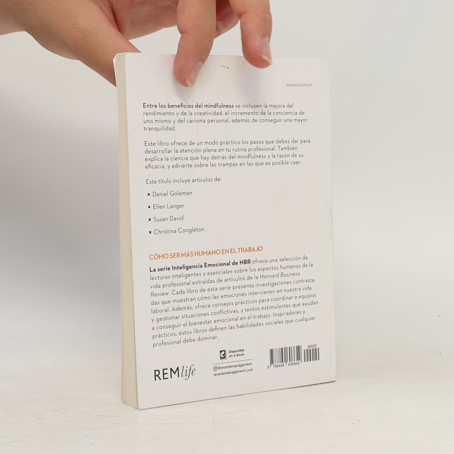 Harvard Business Review Mindfulness (Atención plena). Serie Inteligencia Emocional HBR.