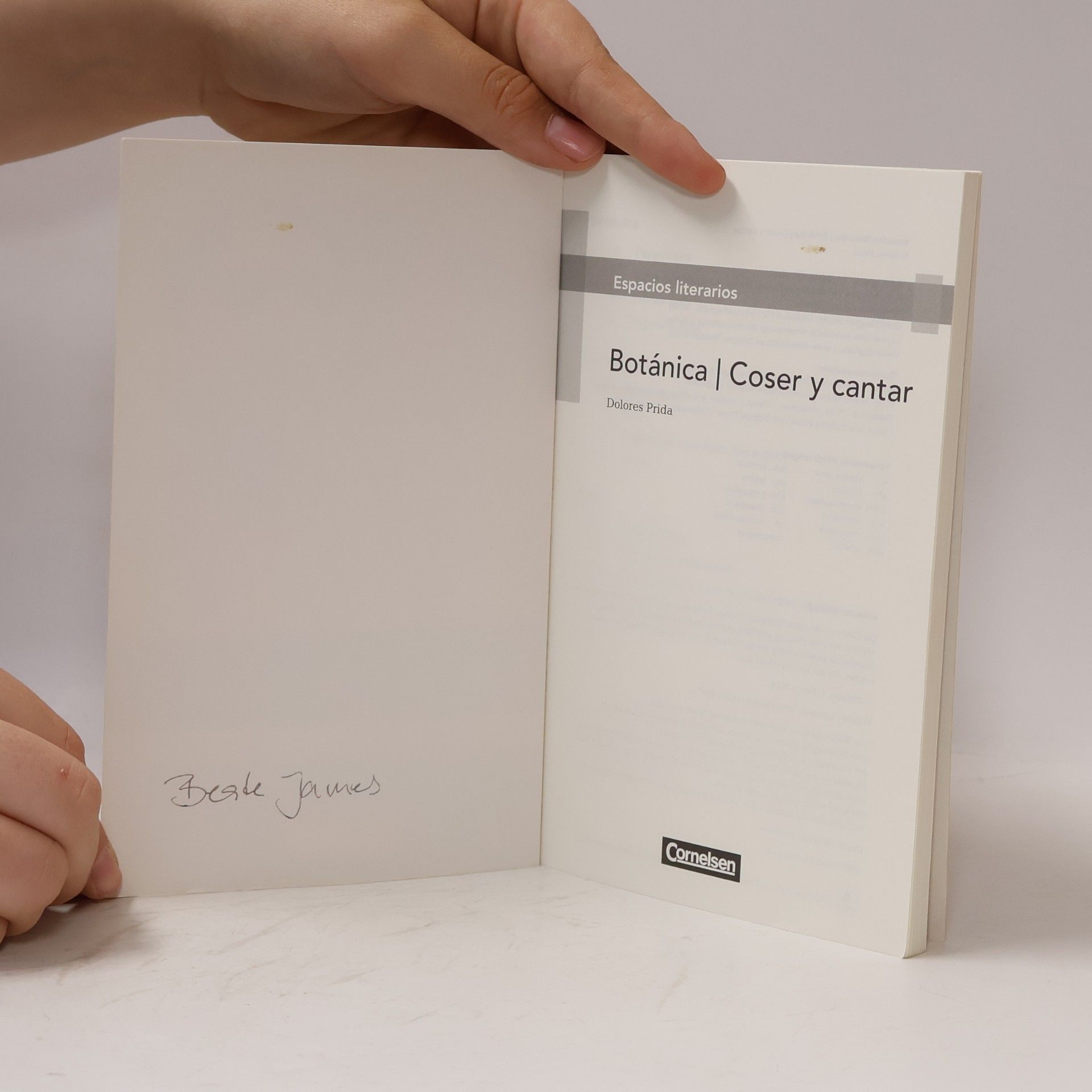 Dolores Prida Espacios literarios: Botánica; Coser y cantar